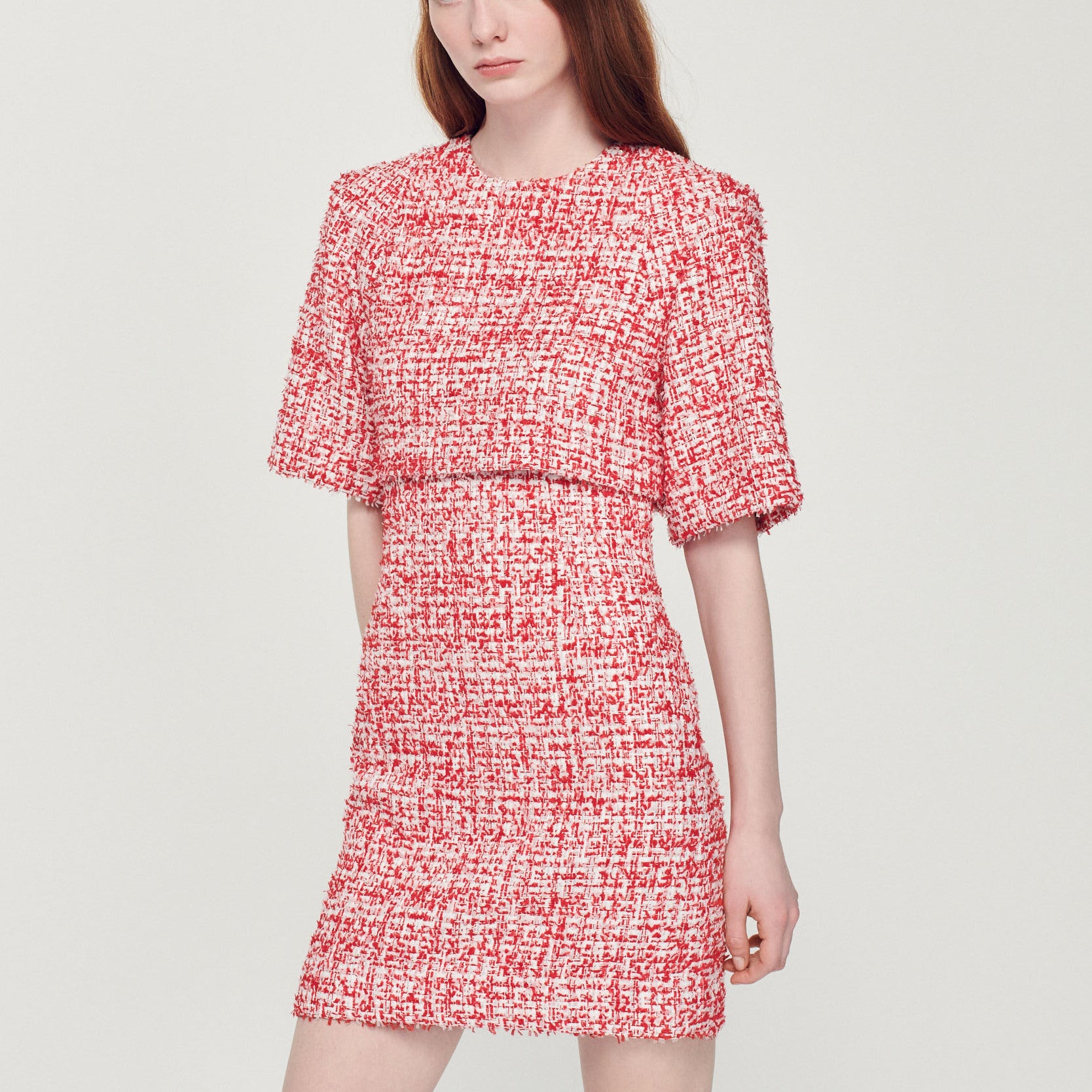 Robe en tweed Sandro seconde main