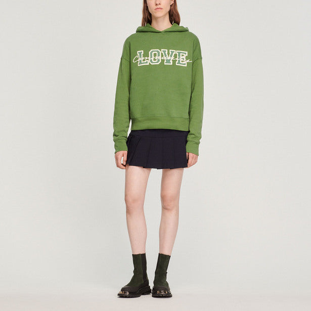 Sweat à capuche Love Community Sandro seconde main