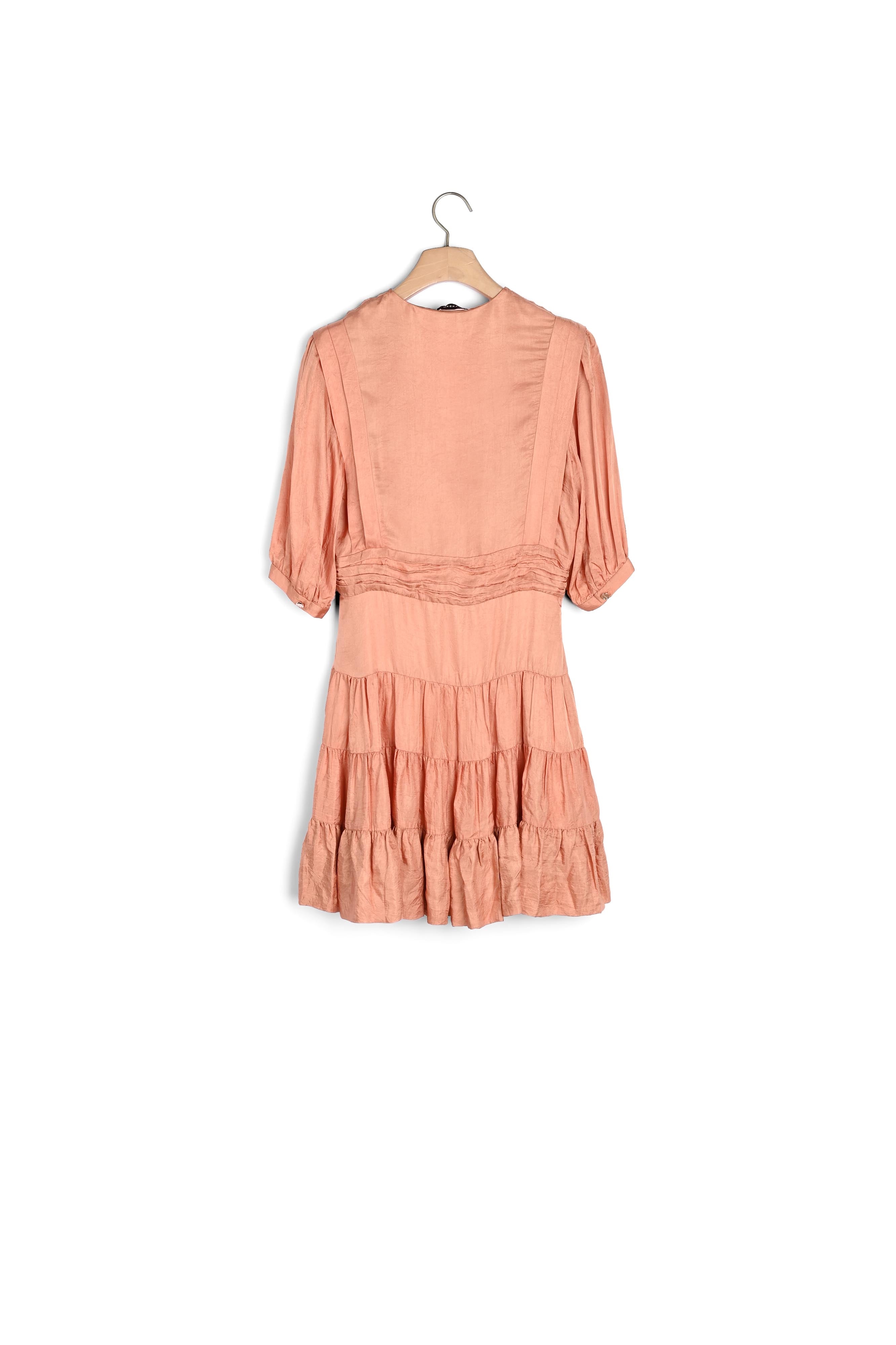 Robe volantée à manches courtes Sandro seconde main