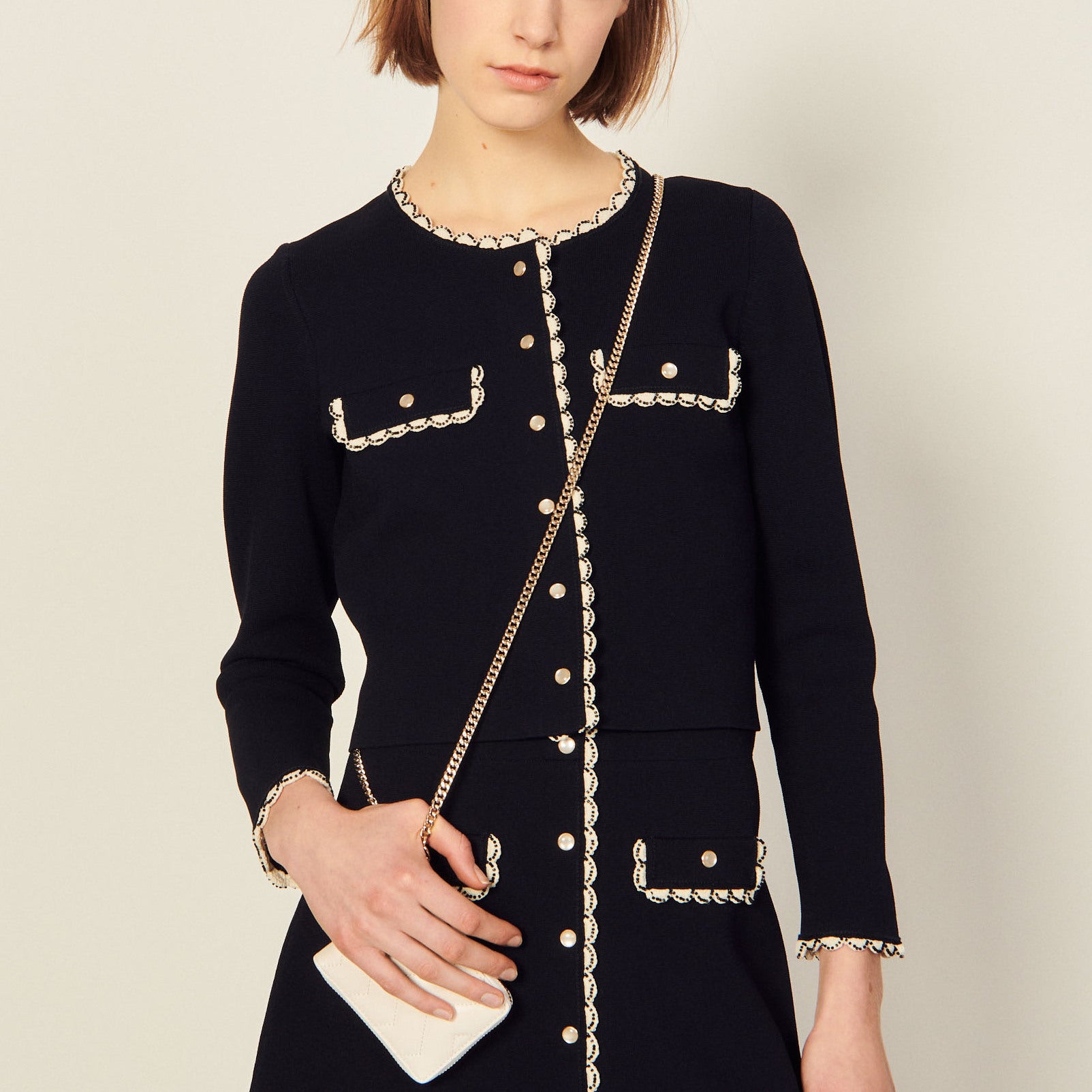 Cardigan court Sandro seconde main