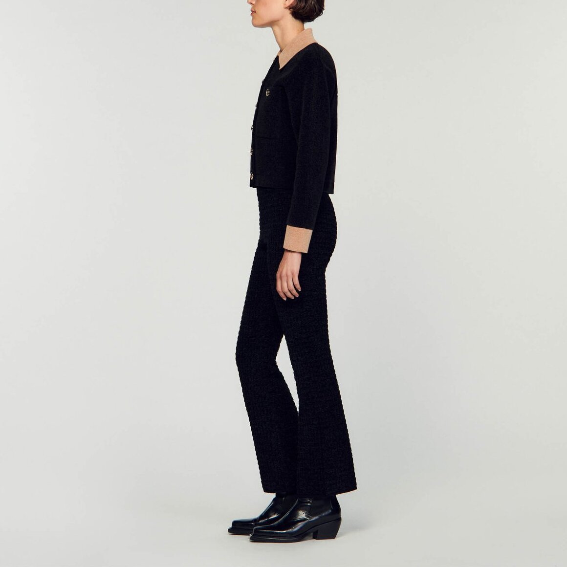 Pantalon en Maille Sandro seconde main