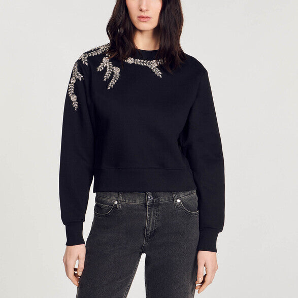 Sweatshirt bijou Sandro seconde main