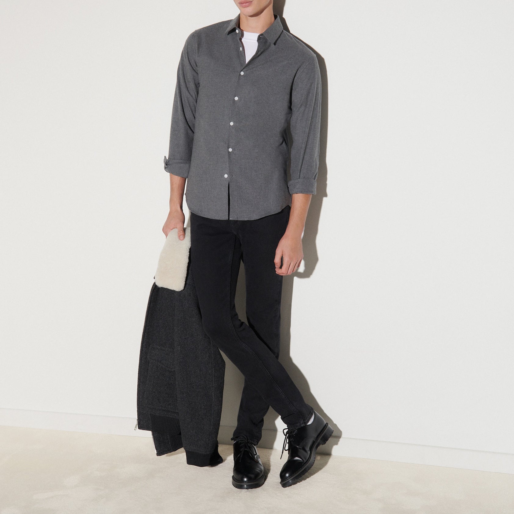 Chemise en flanelle Sandro seconde main