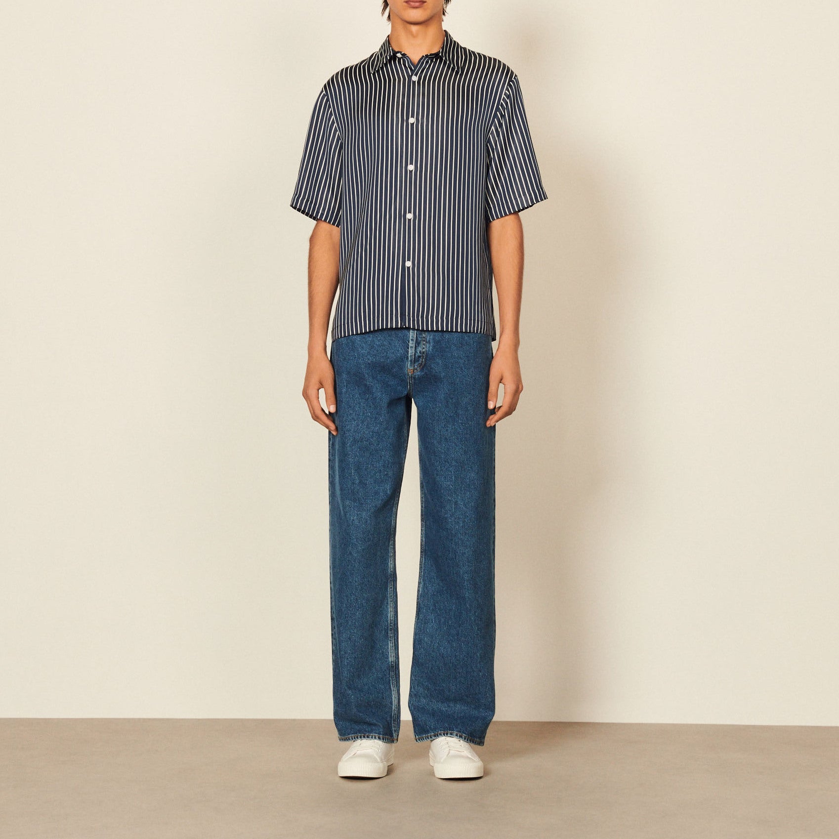 Chemise fluide à rayures Sandro seconde main