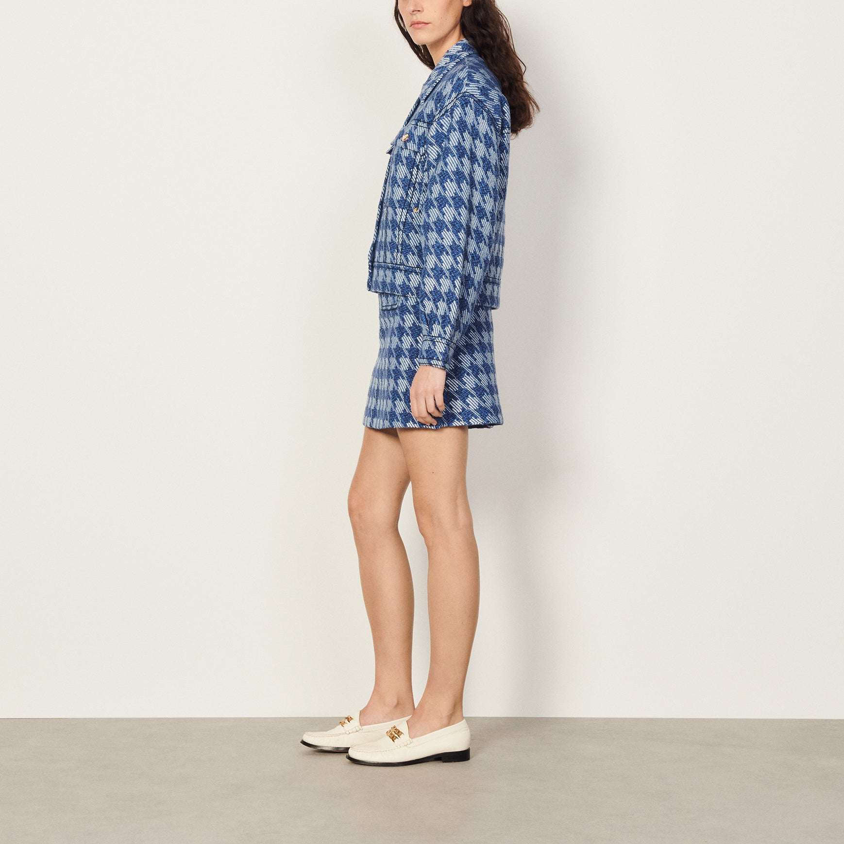 Veste pied de poule Sandro seconde main