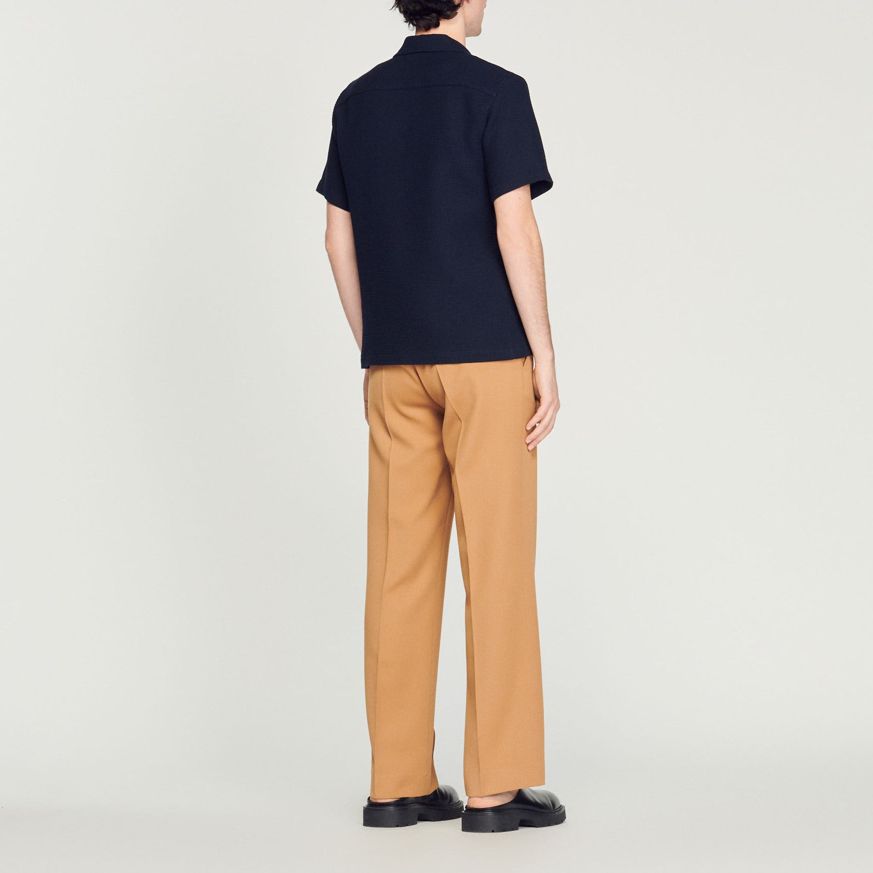 Chemise Marine Sandro seconde main