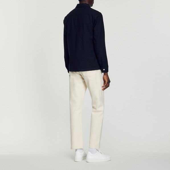 SurChemise en laine Sandro seconde main