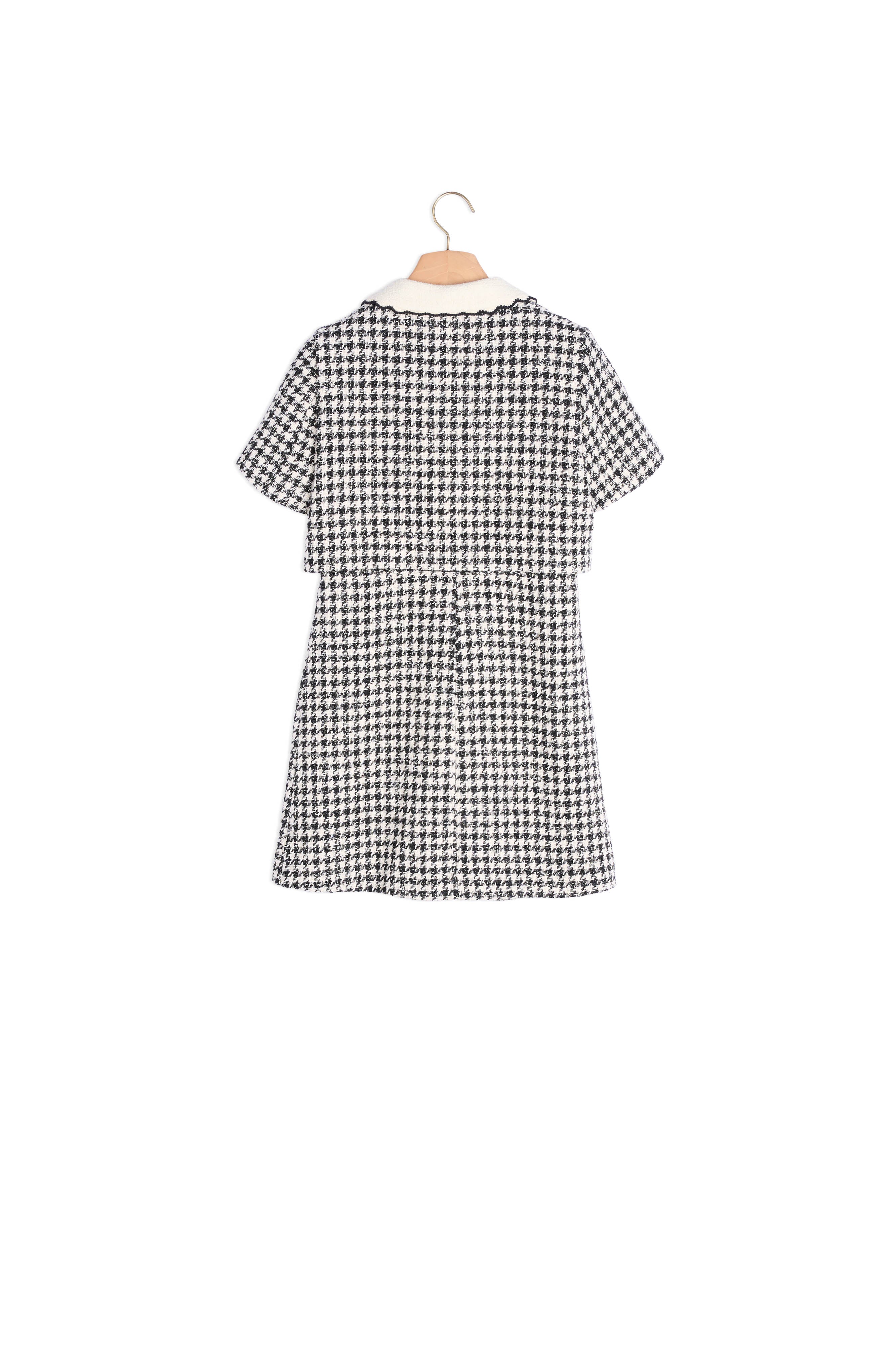 Robe trompe l'œil en tweed Sandro seconde main