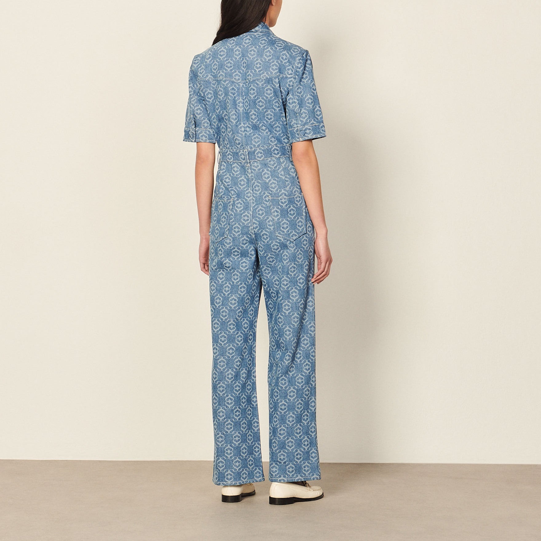 Combinaison Pantalon en denim Sandro seconde main