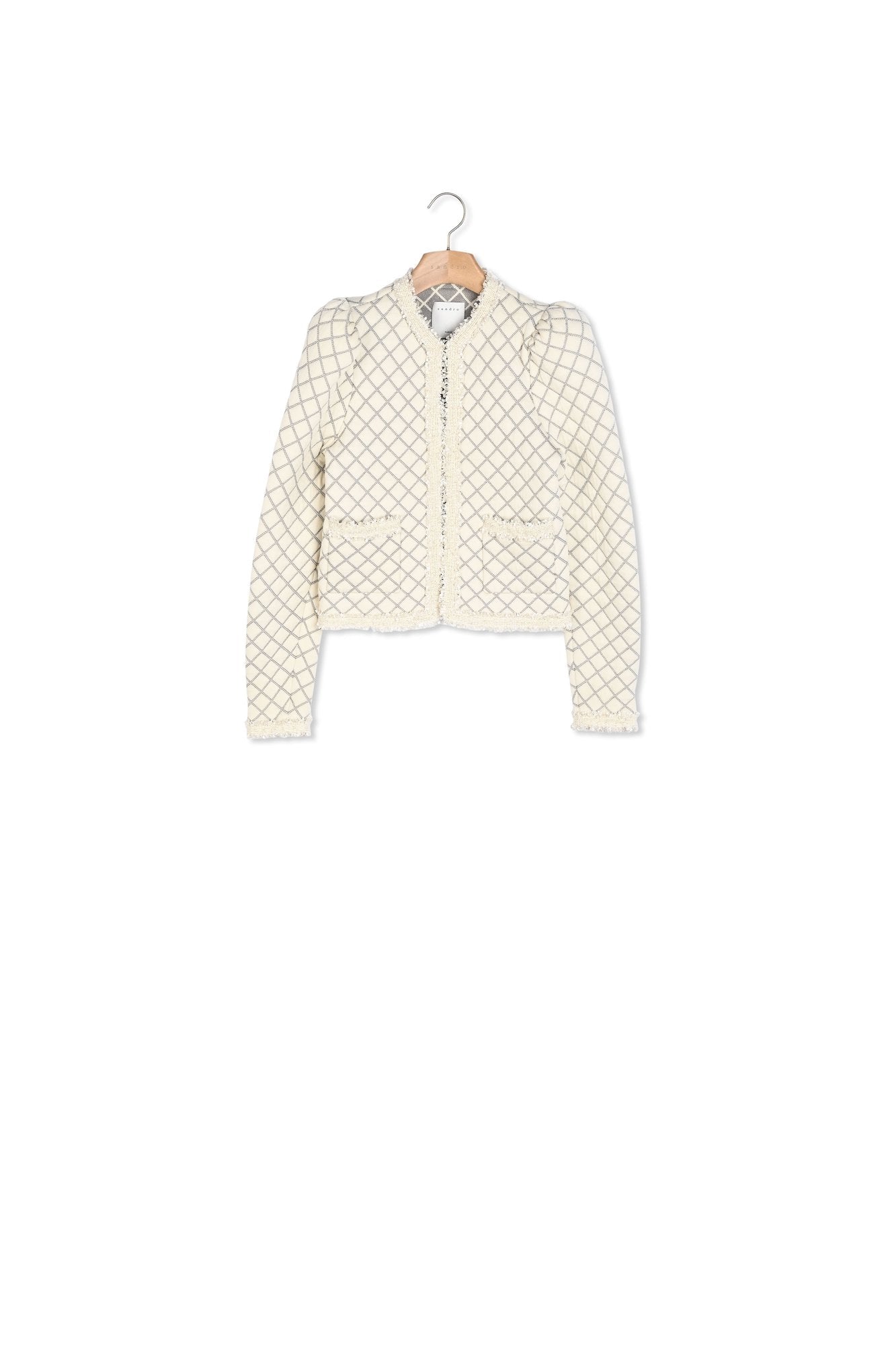 Cardigan à effet matelassé Sandro seconde main