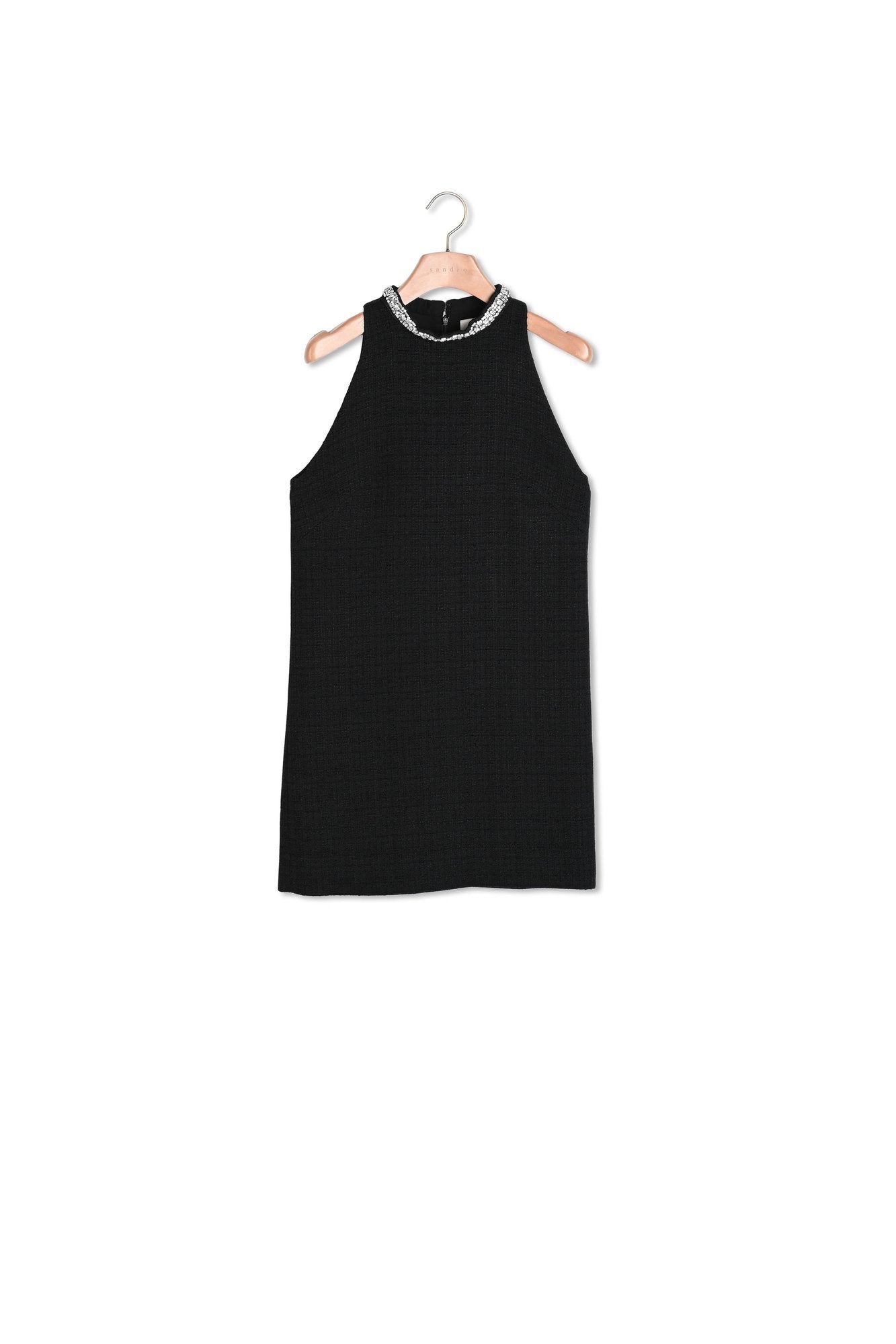 Robe à col bijoux Sandro seconde main