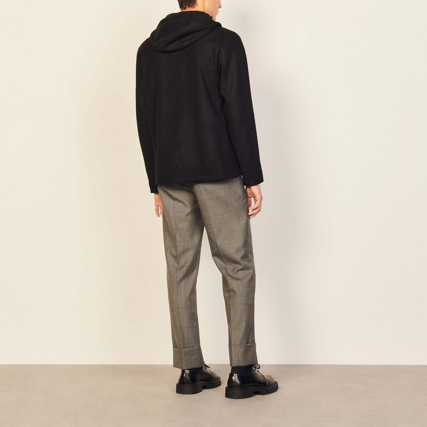 Manteau Noir Sandro seconde main