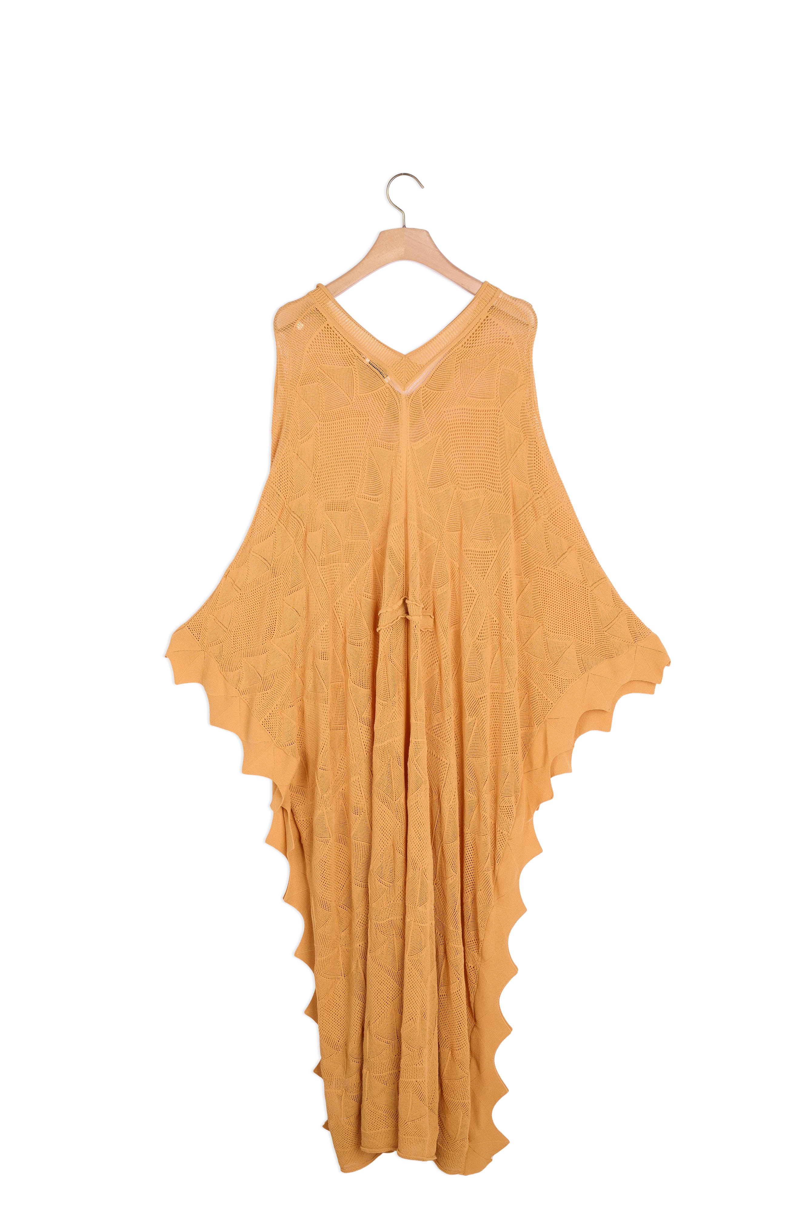 Robe longue esprit poncho en Maille Sandro seconde main