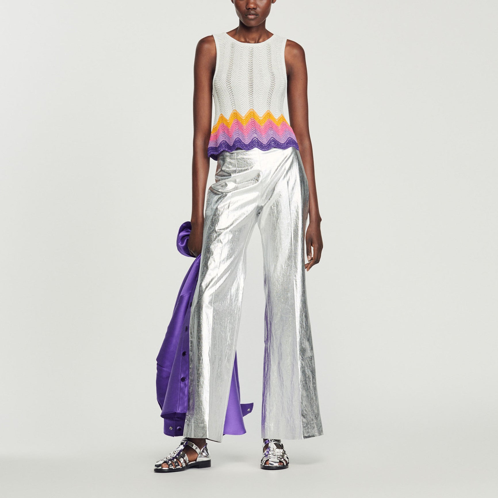 Débardeur en Maille Sandro seconde main