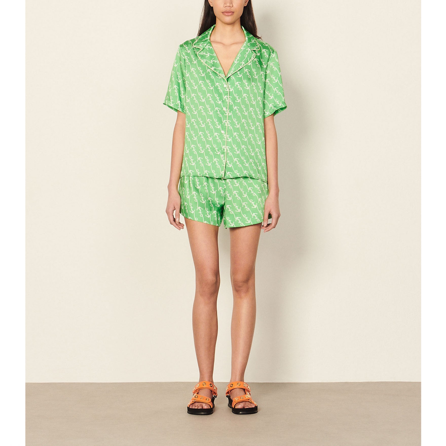 Chemise imprimée Sandro seconde main