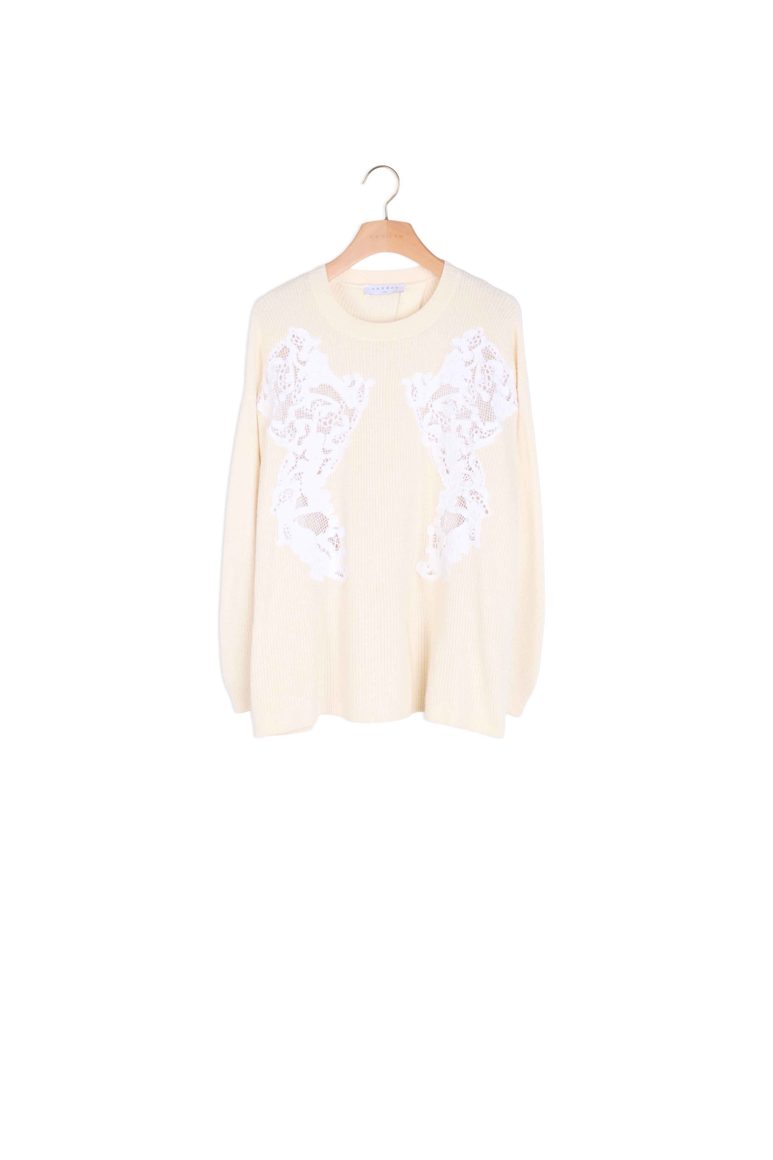 Pull Ecru Sandro seconde main