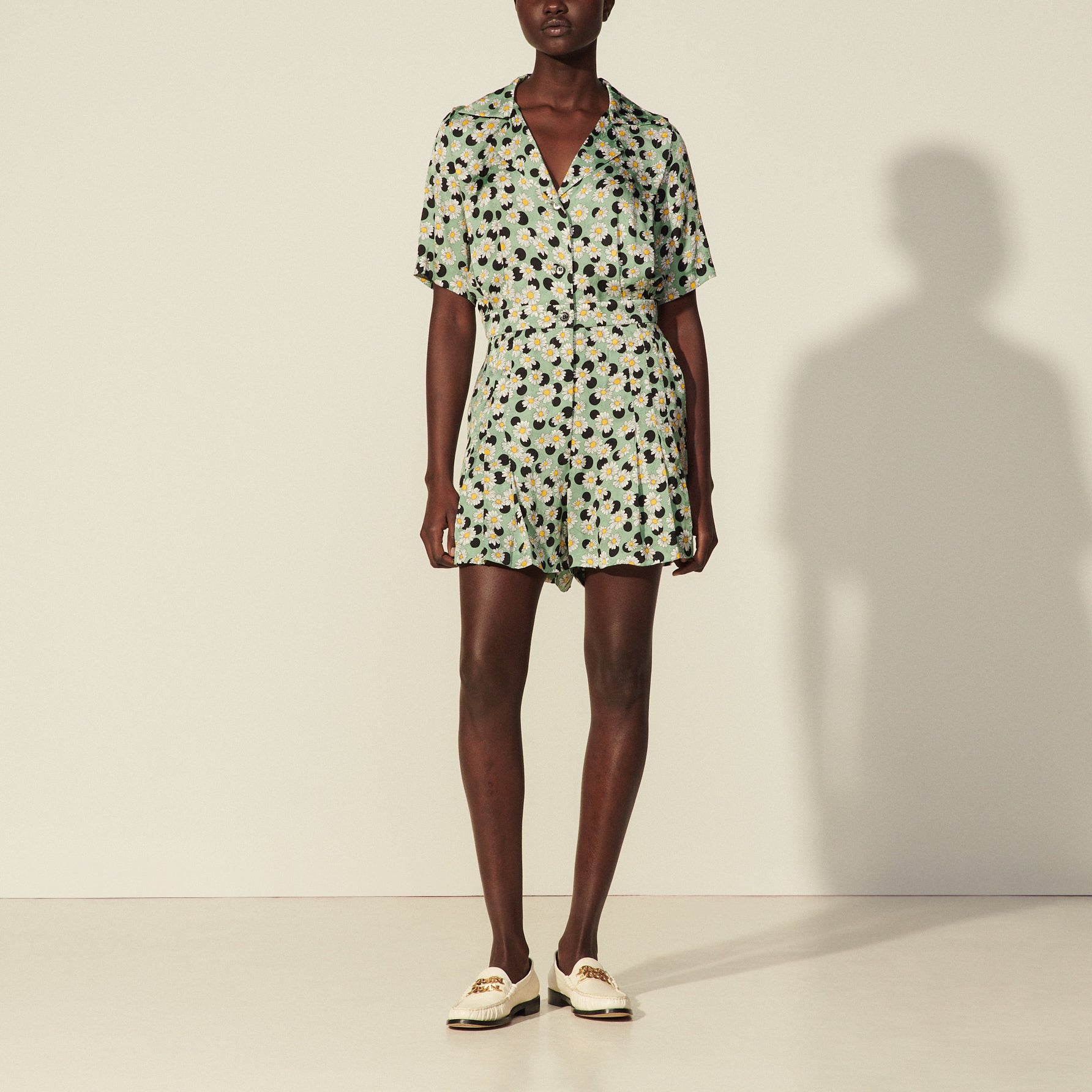 Combinaison Short imprimée Sandro seconde main