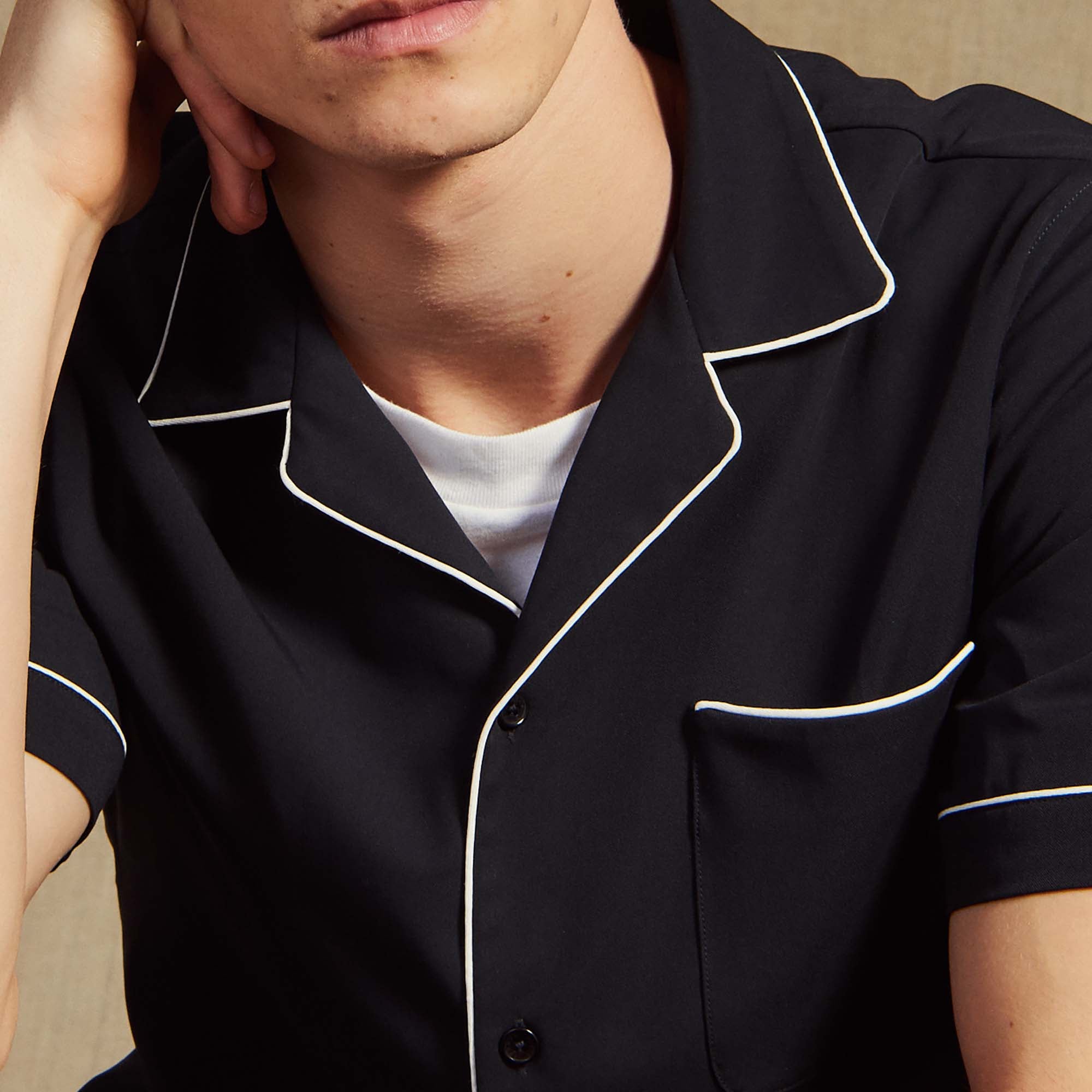 Chemise style pyjama biaisée Sandro seconde main