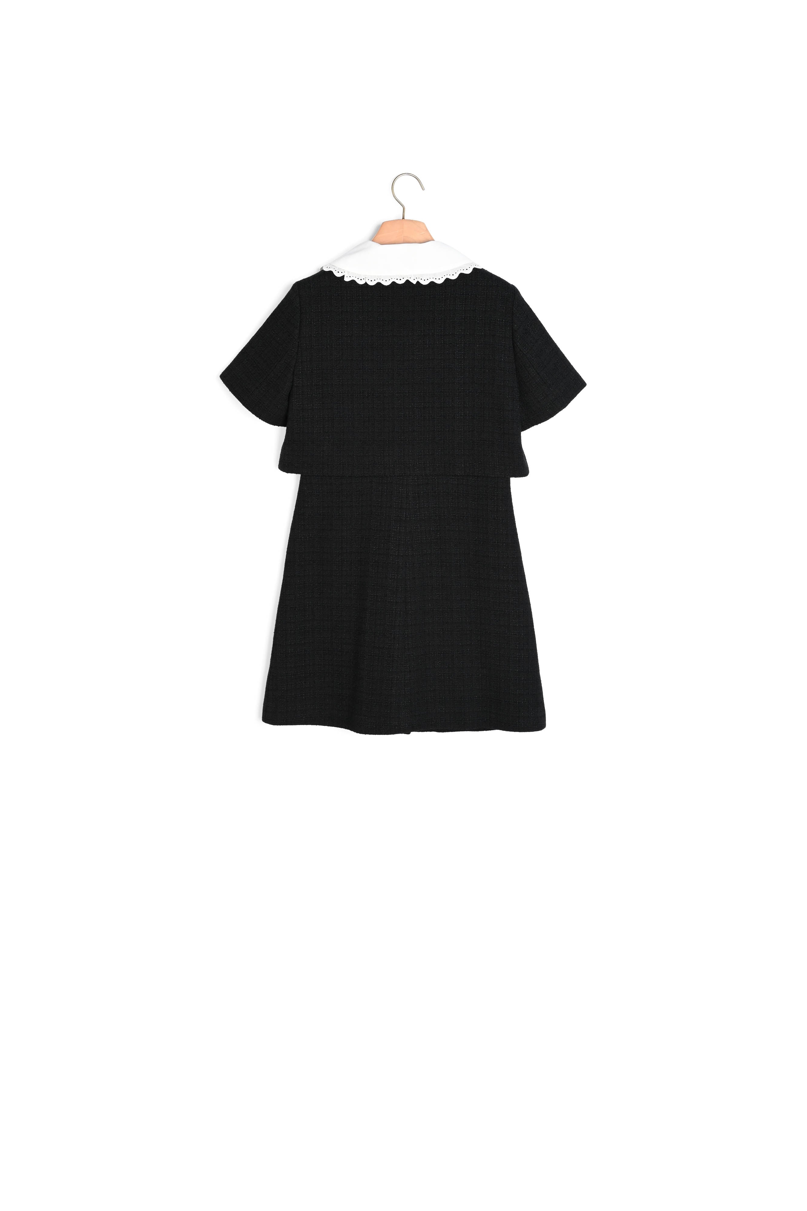 Robe courte en tweed Sandro seconde main