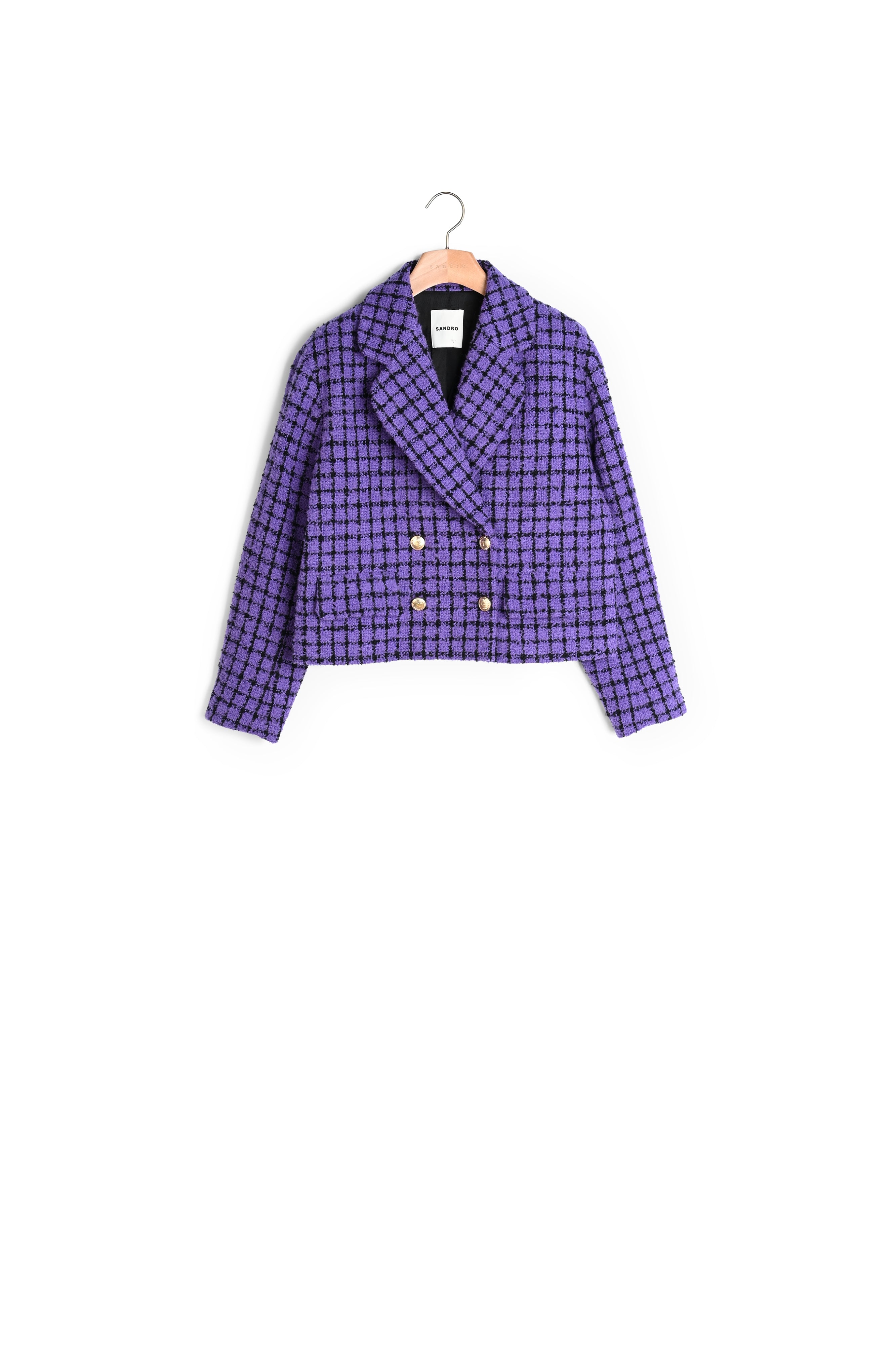 Veste courte en tweed Sandro seconde main