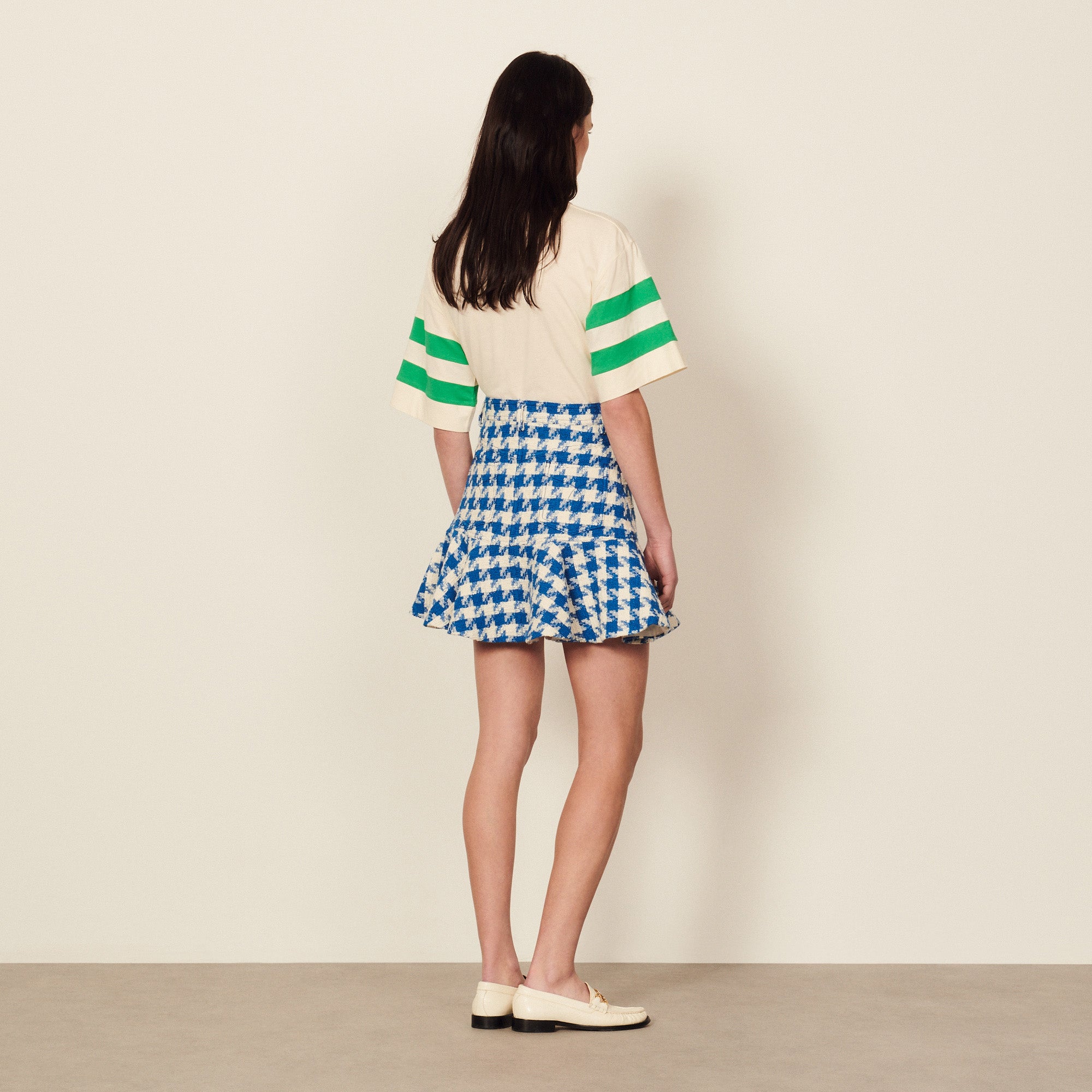 Jupe courte en tweed Sandro seconde main