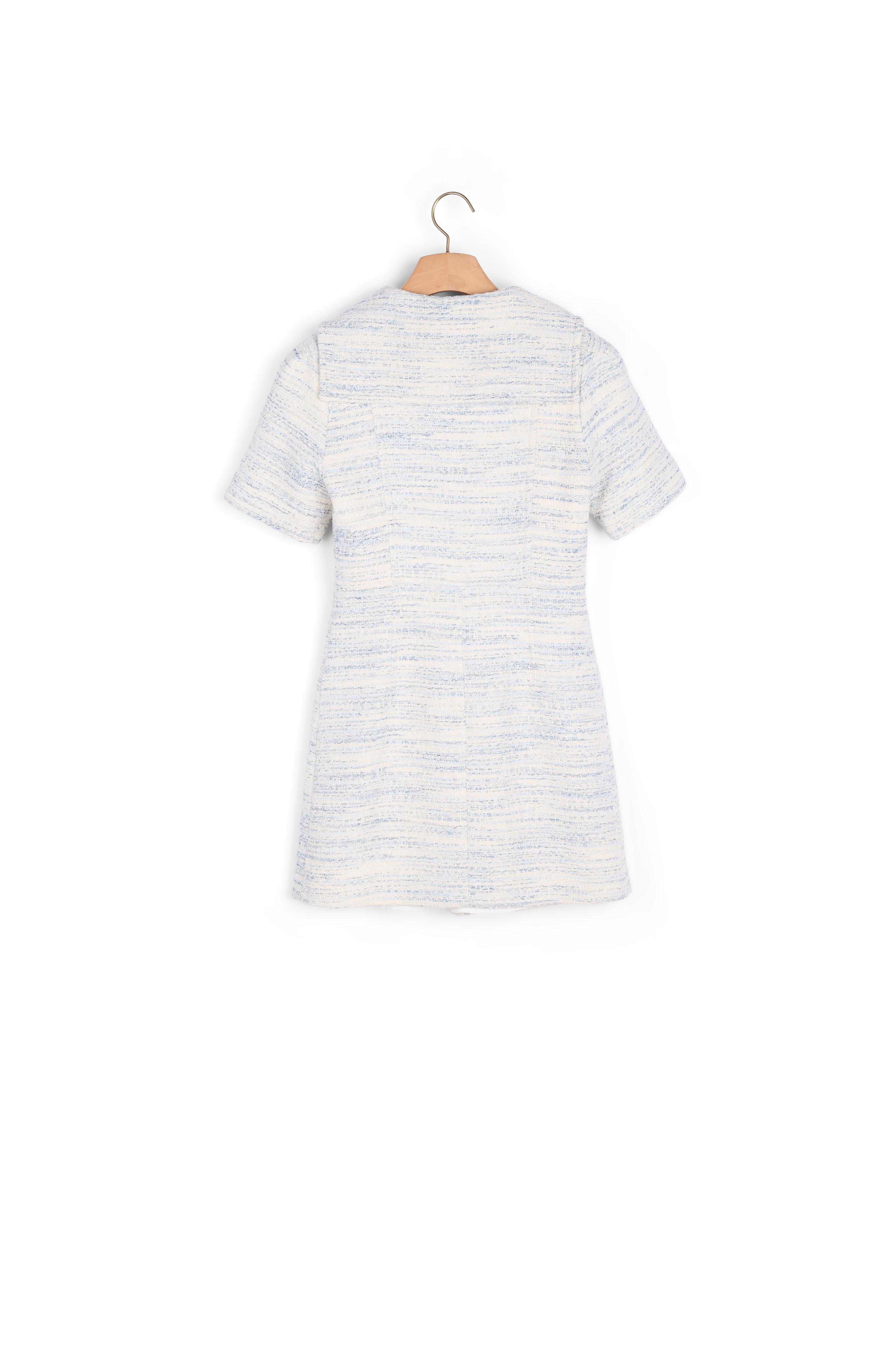 Robe en tweed à col marin Sandro seconde main