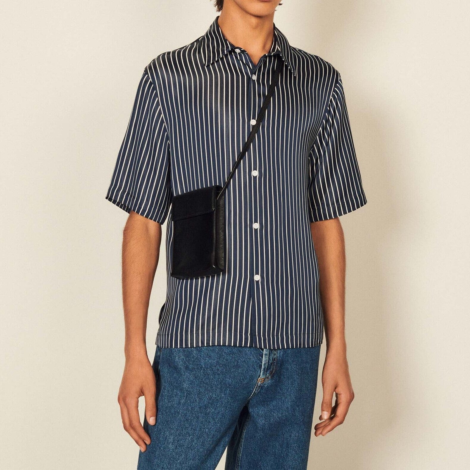 Chemise fluide à rayures Sandro seconde main