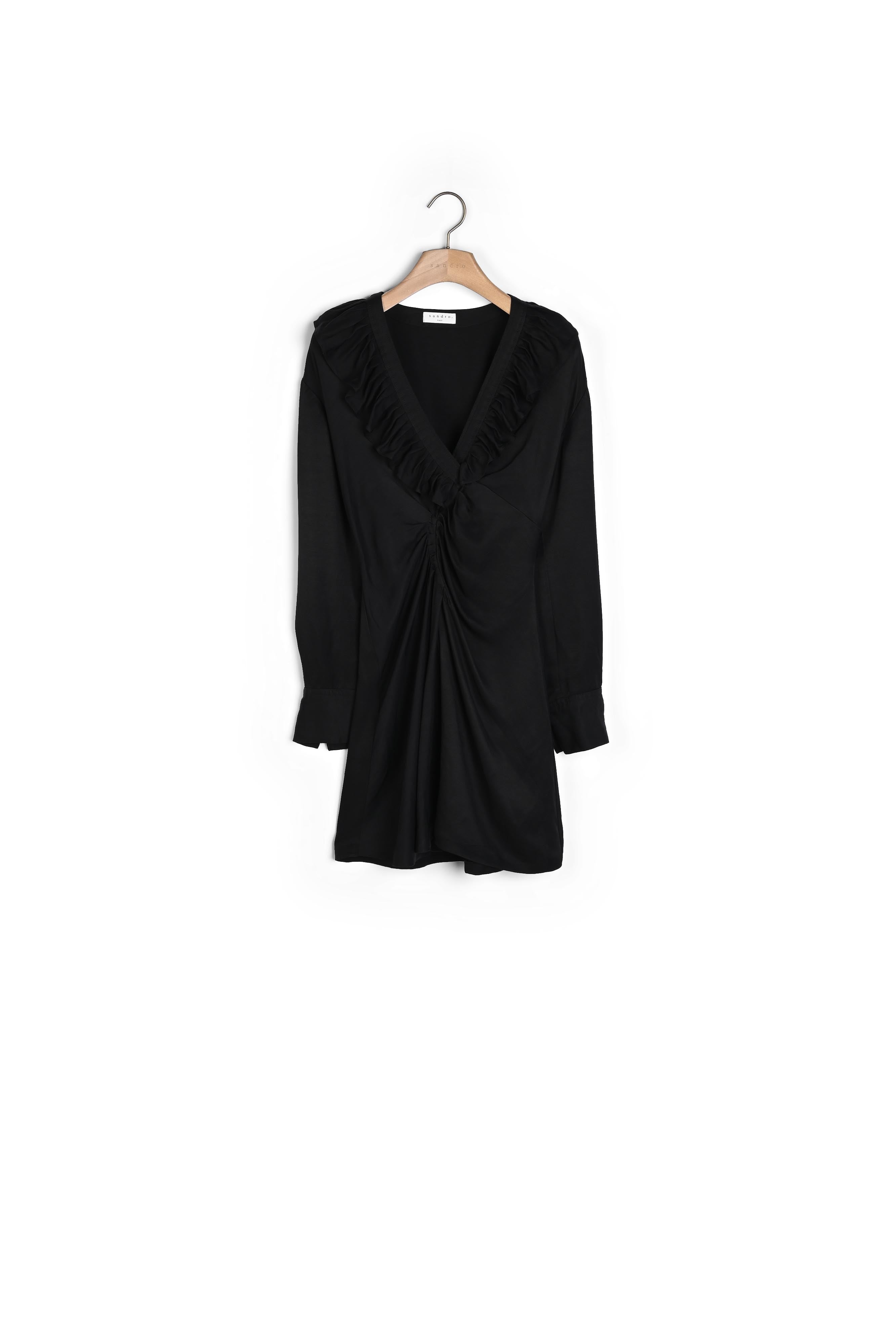 Robe courte avec volants froncés Sandro seconde main