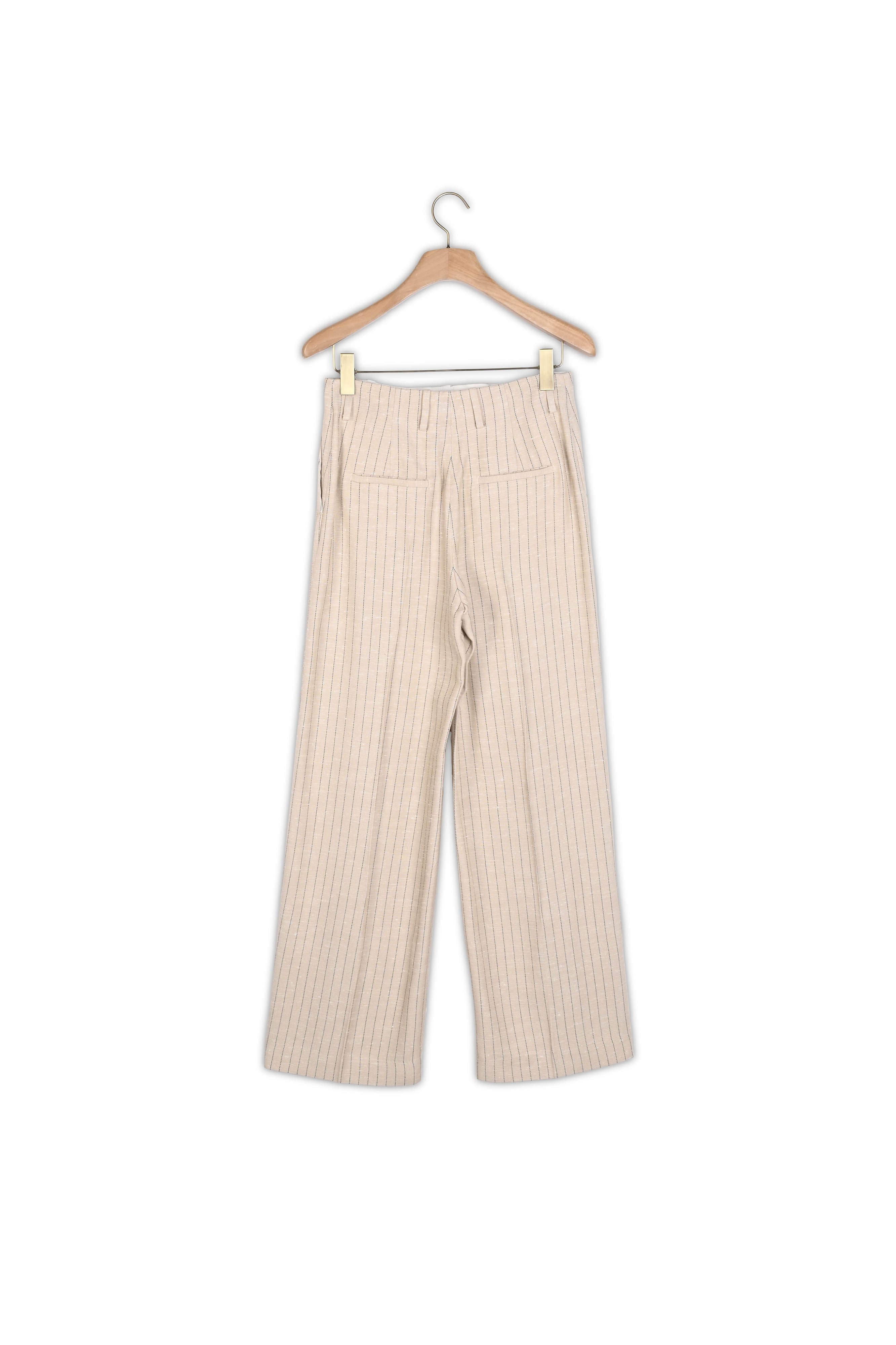 Pantalon de costume large à rayures Sandro seconde main