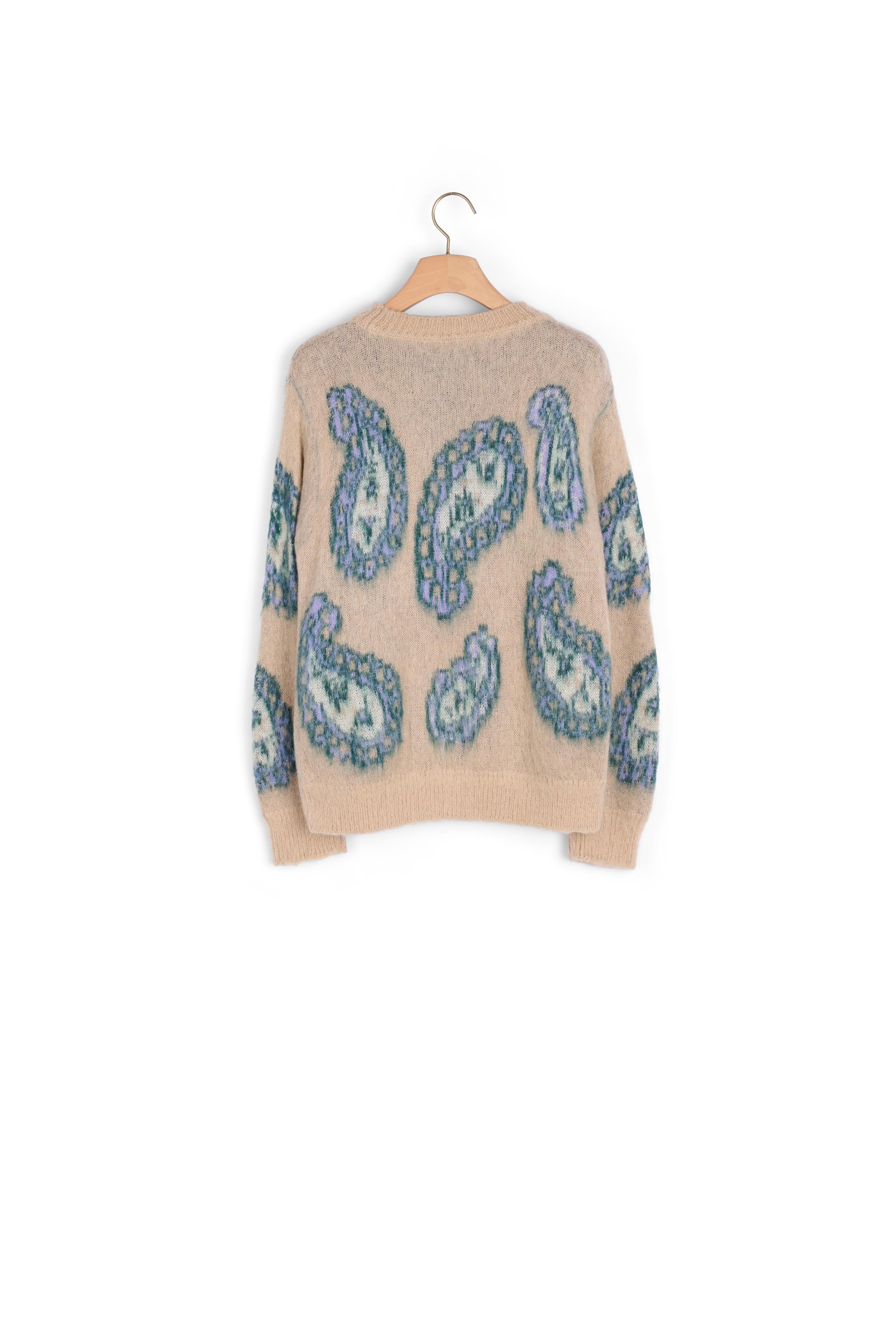 Pull en mohair à motif Sandro seconde main