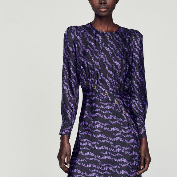 Robe longue fluide Sandro seconde main