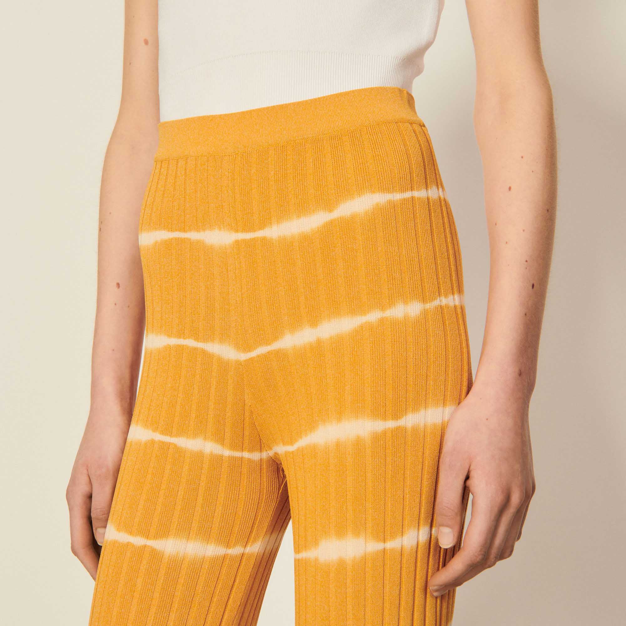 Pantalon tie and dye en Maille Sandro seconde main