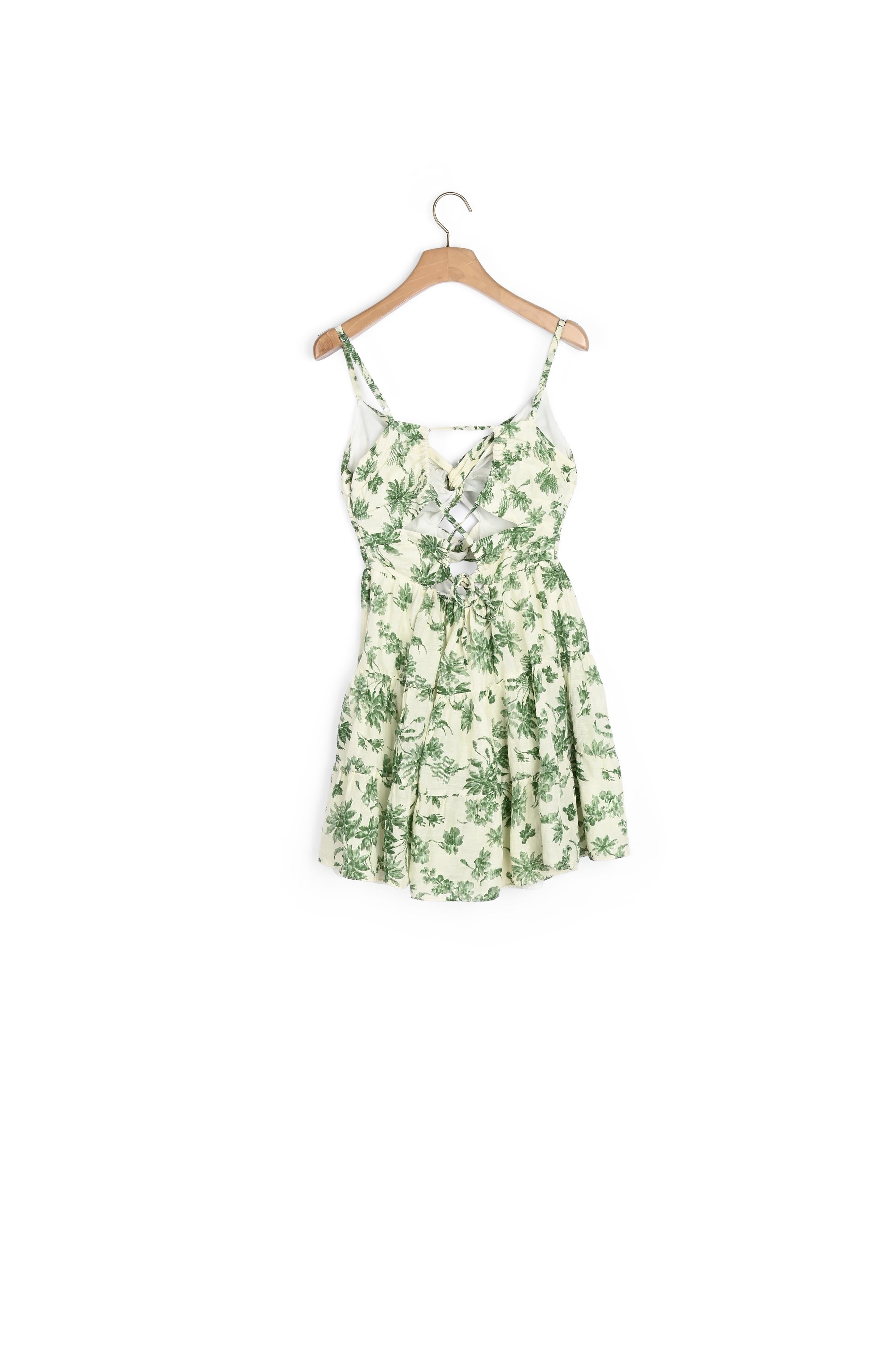 Robe courte imprimée palmiers Sandro seconde main