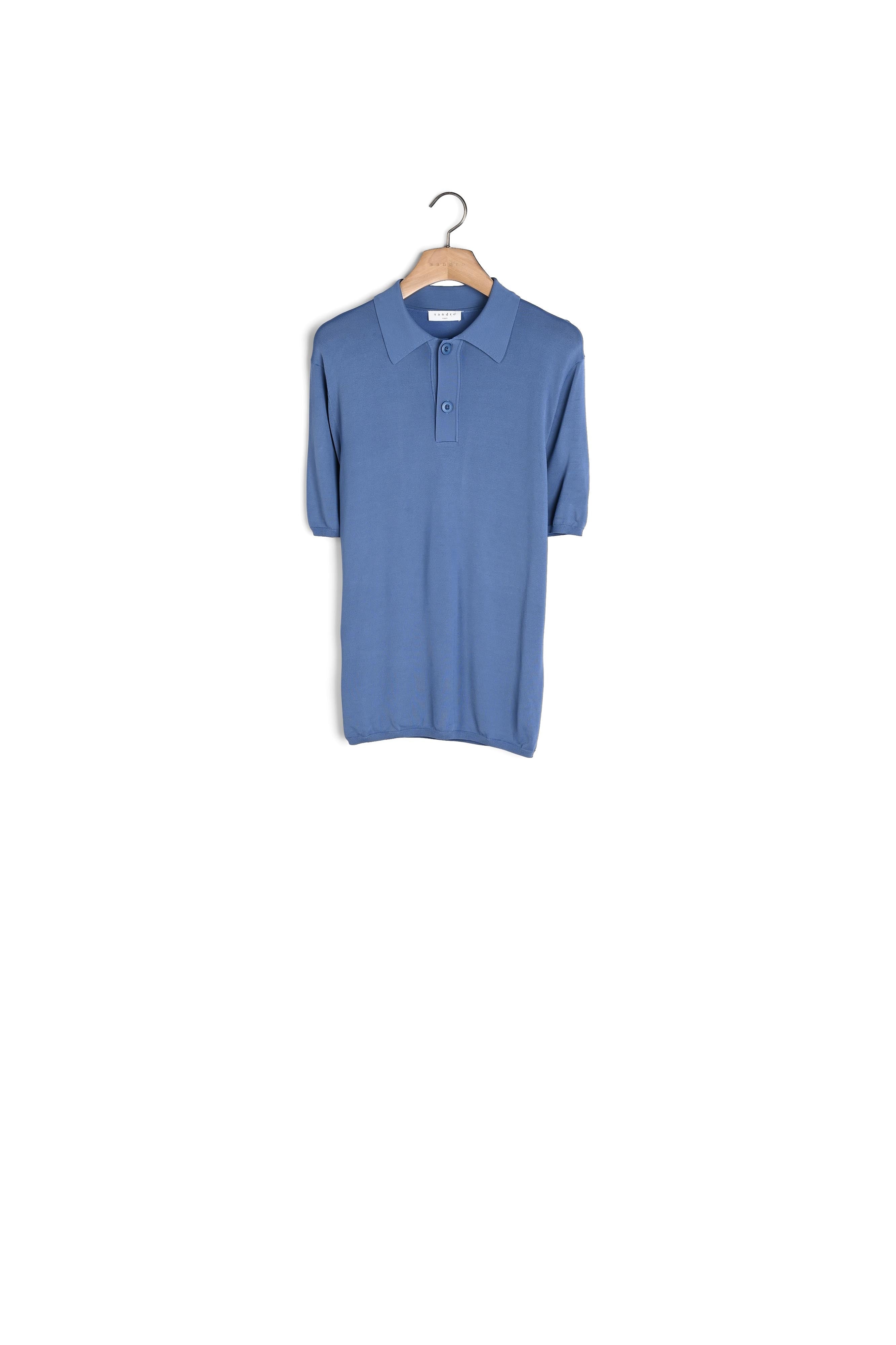 Polo en Maille fine manches courtes Sandro seconde main