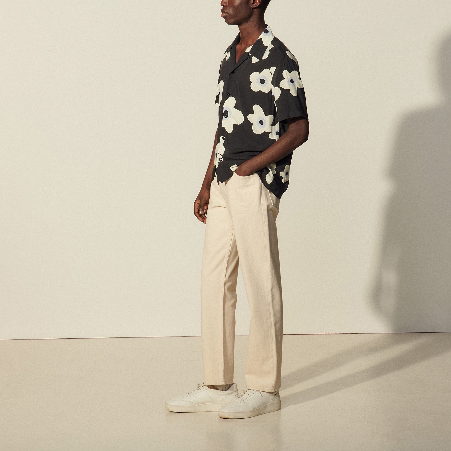 Chemisette fluide imprimée Sandro seconde main