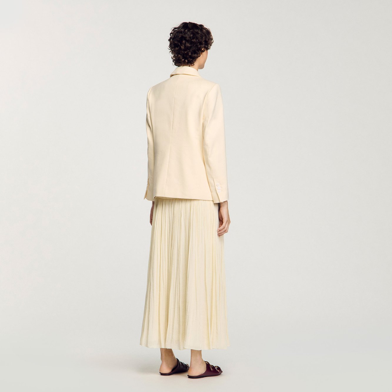 Veste de costume à boutonnage croisé Sandro seconde main