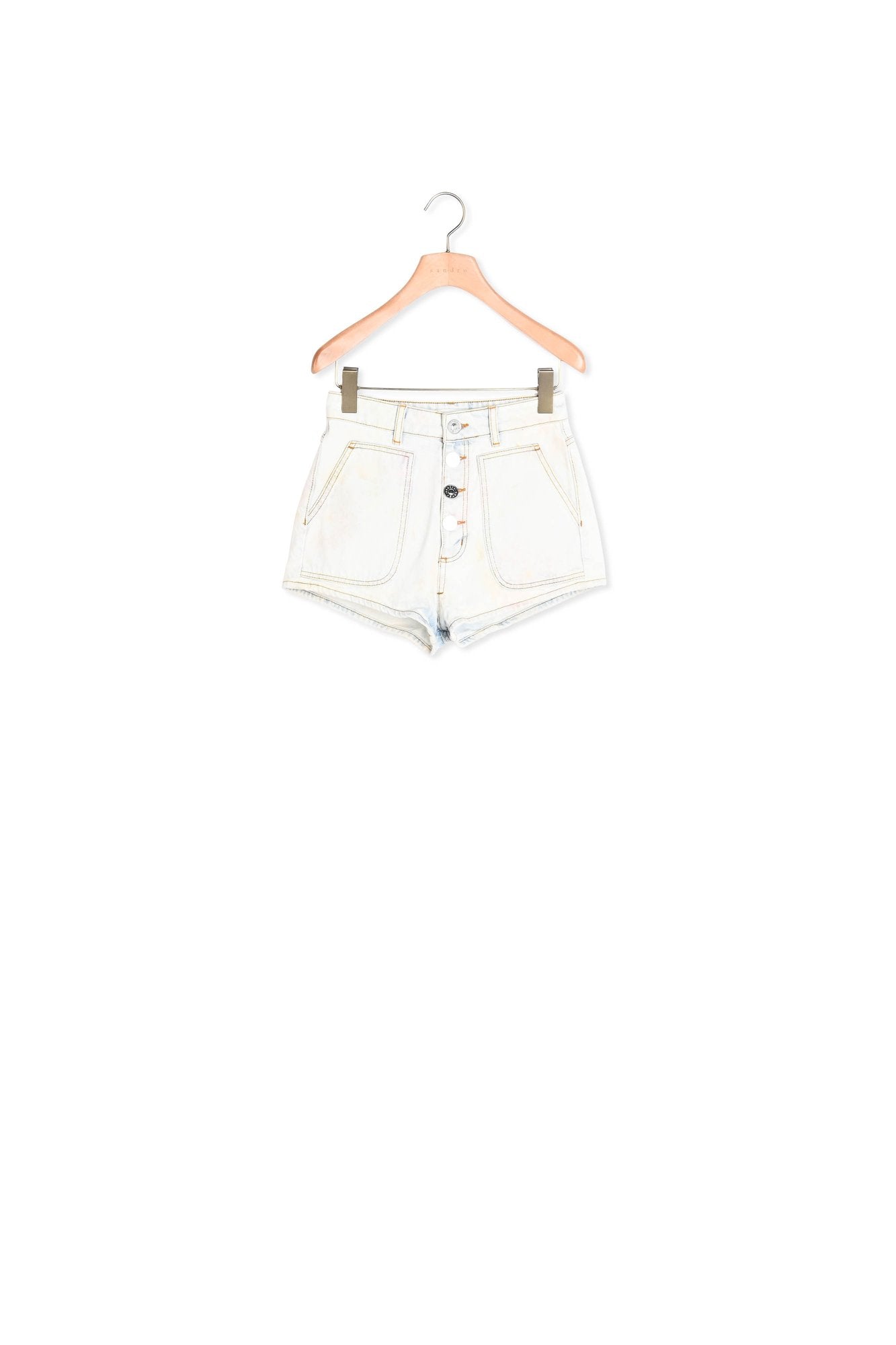 Short en Jean avec ceinture amovible Sandro seconde main