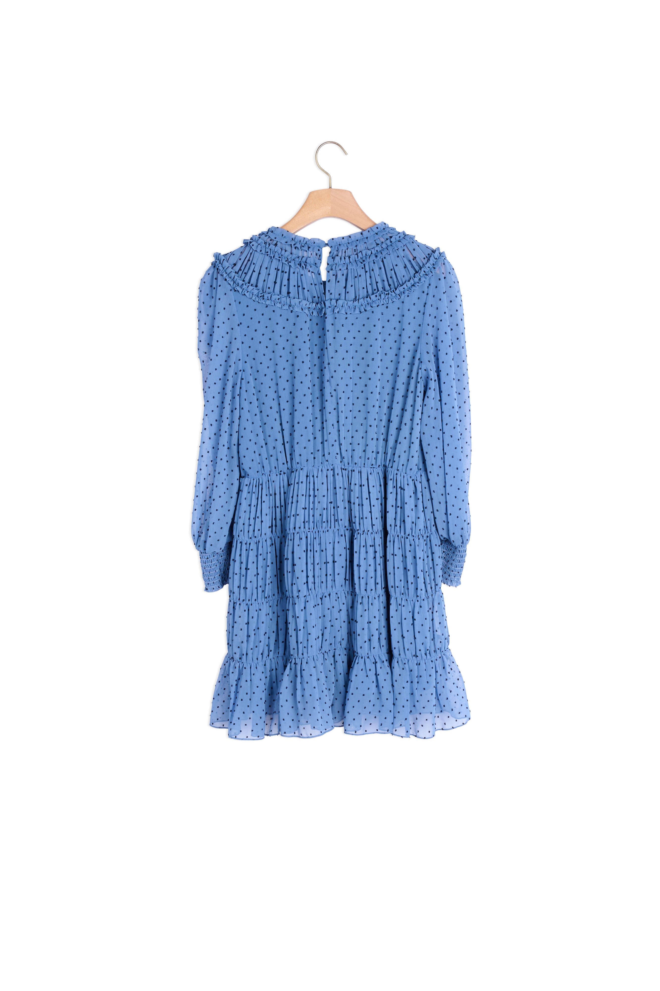 Robe courte drapée et volantée Sandro seconde main