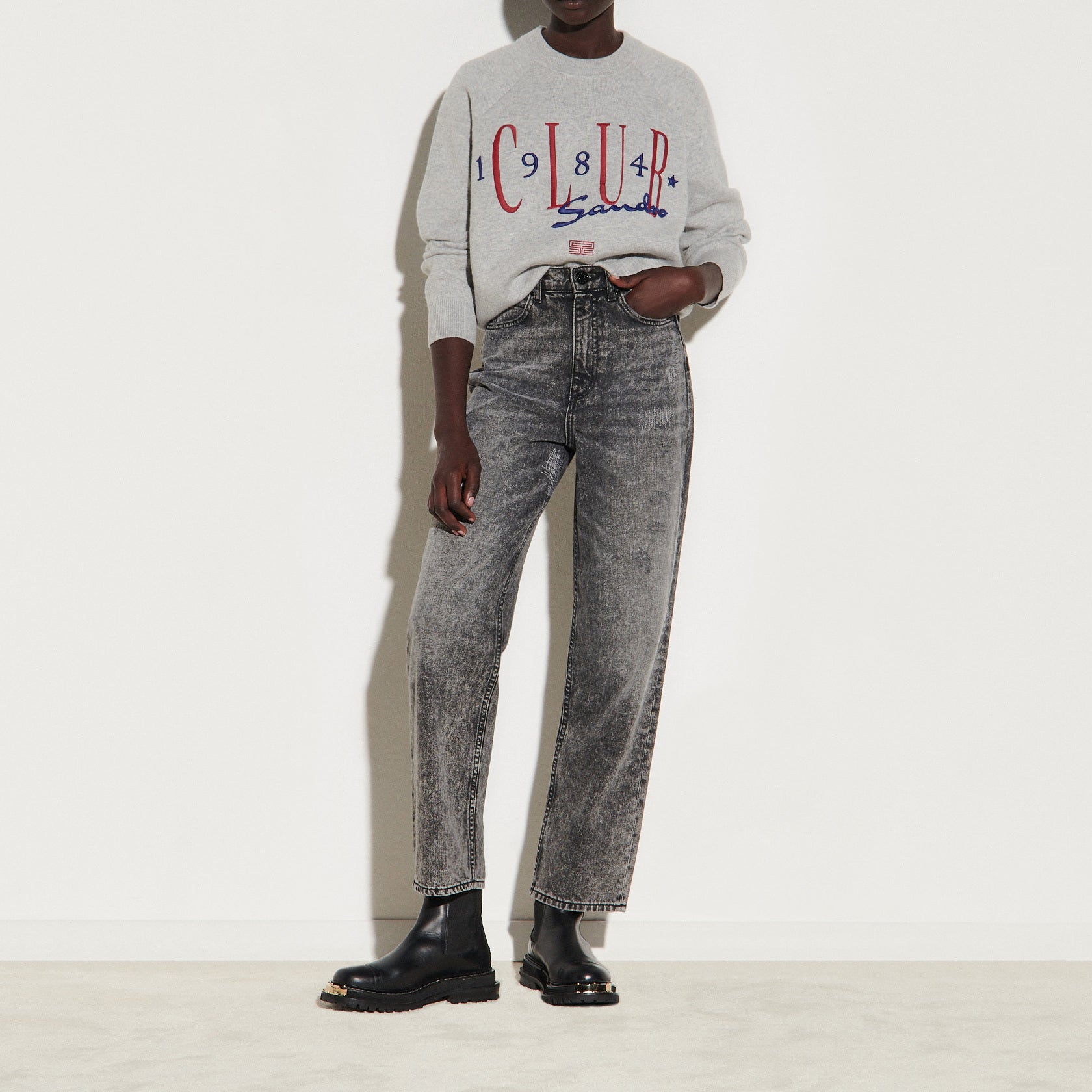 Jean boyfriend destroy Sandro seconde main