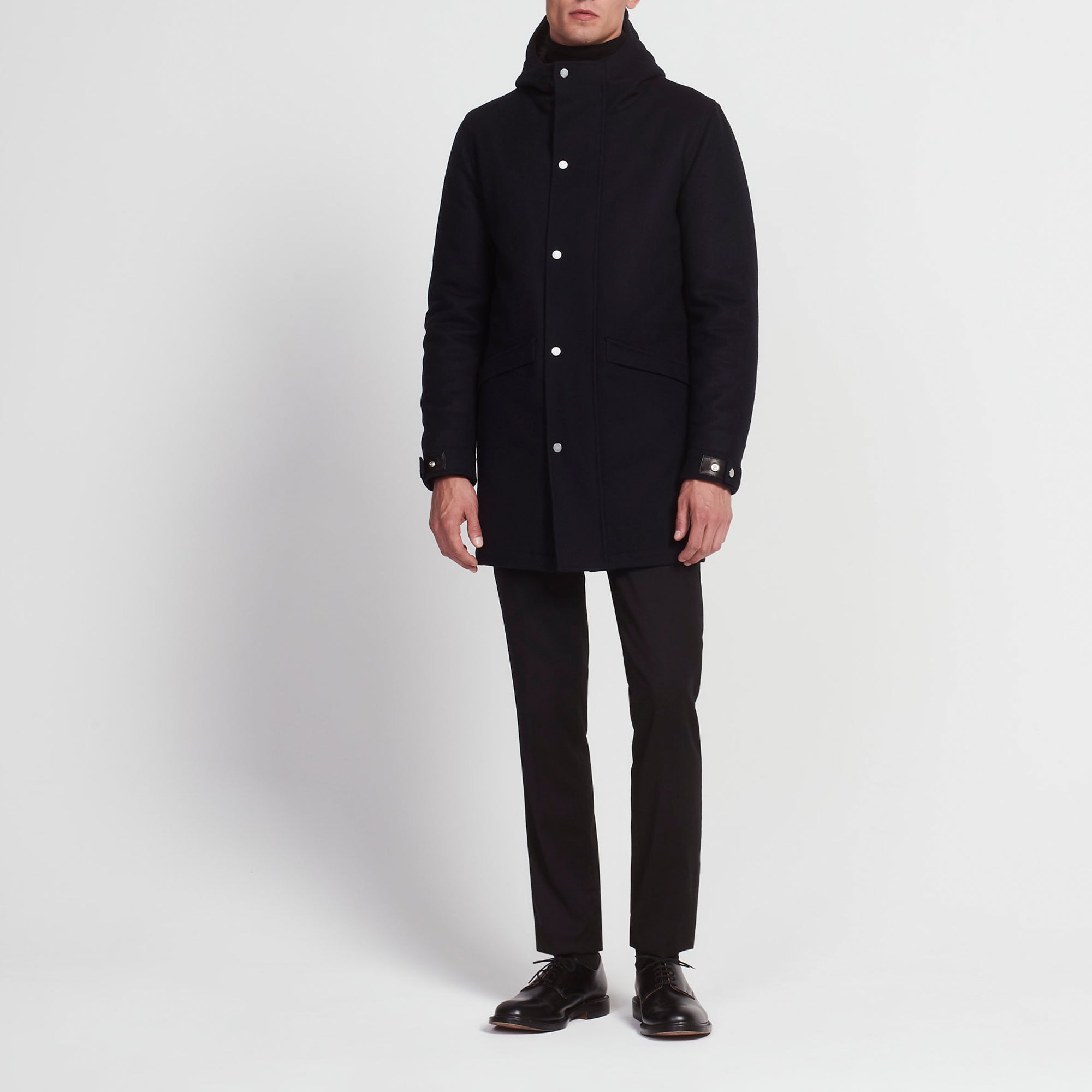 Manteau long en laine mélangée Sandro seconde main