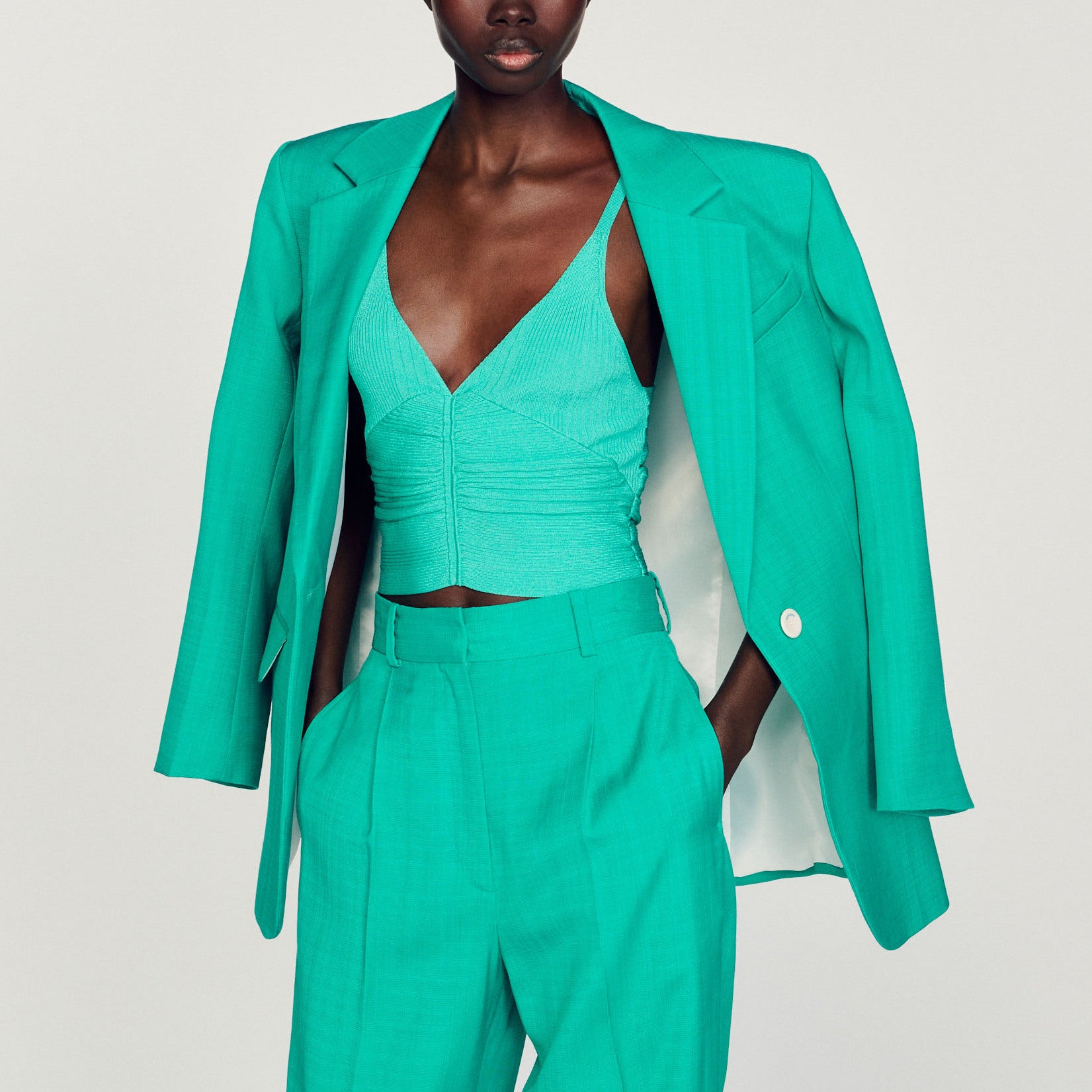 Débardeur plissé Sandro seconde main