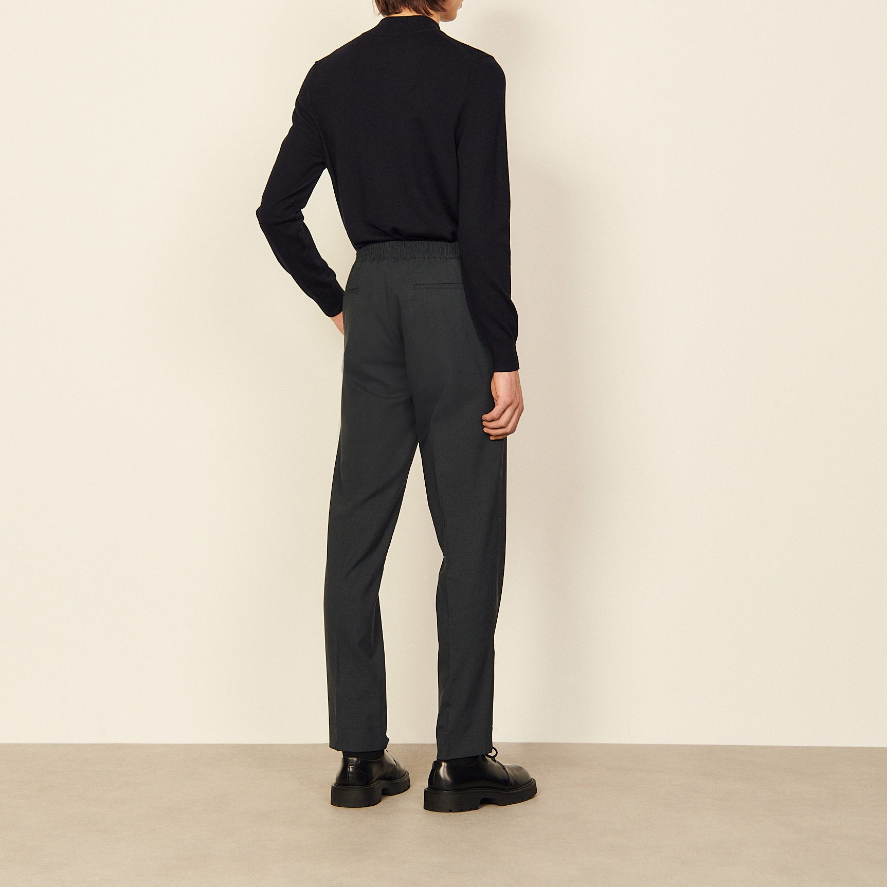 Pantalon en laine Sandro seconde main