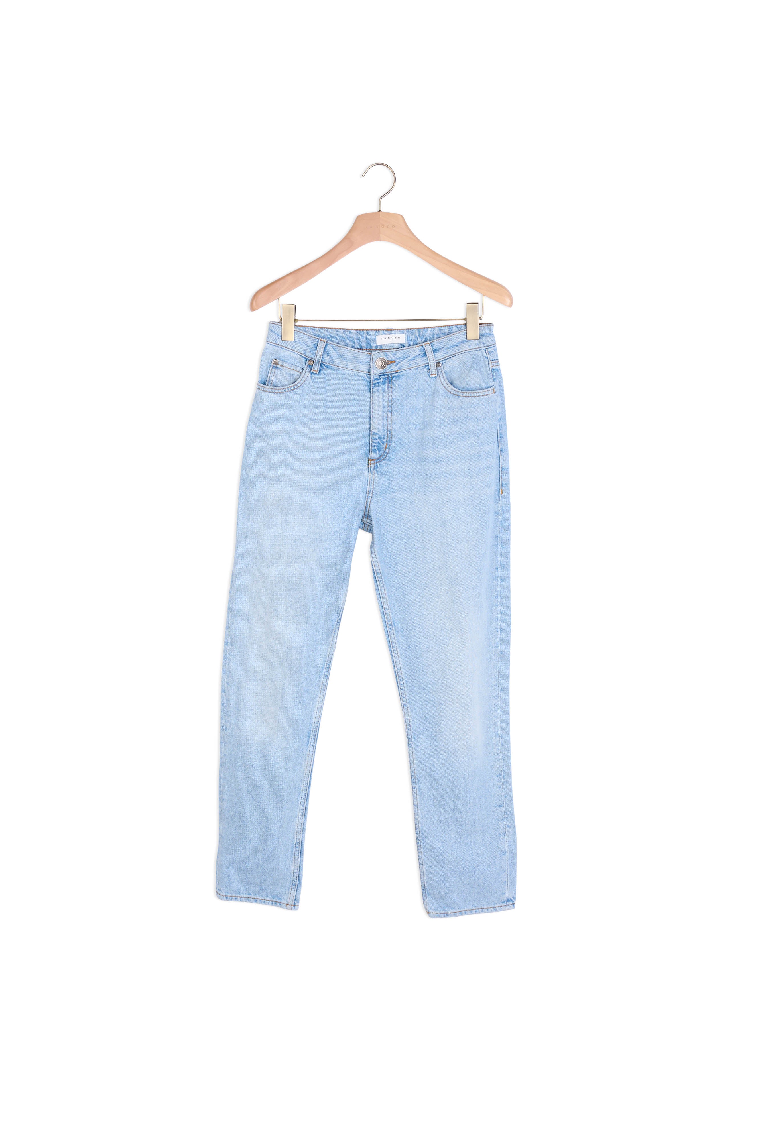 Jean taille haute délavé Sandro seconde main