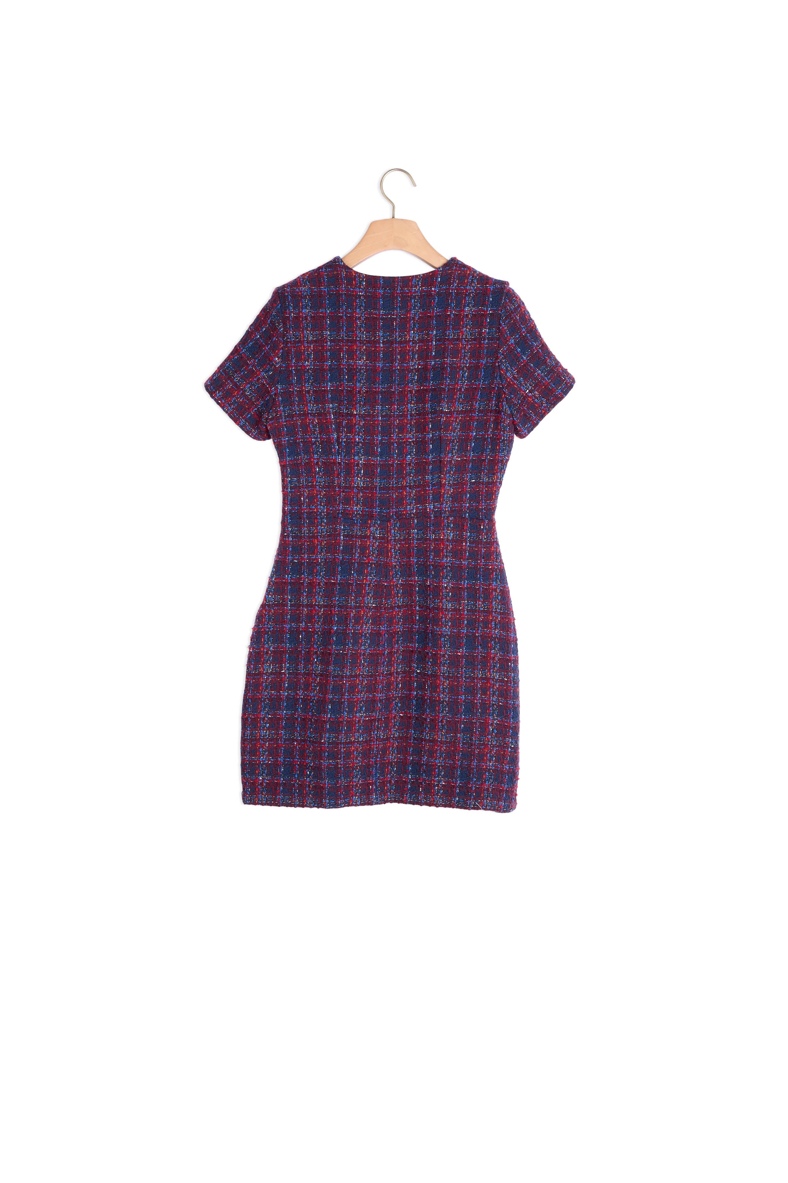 Robe courte en tweed Sandro seconde main