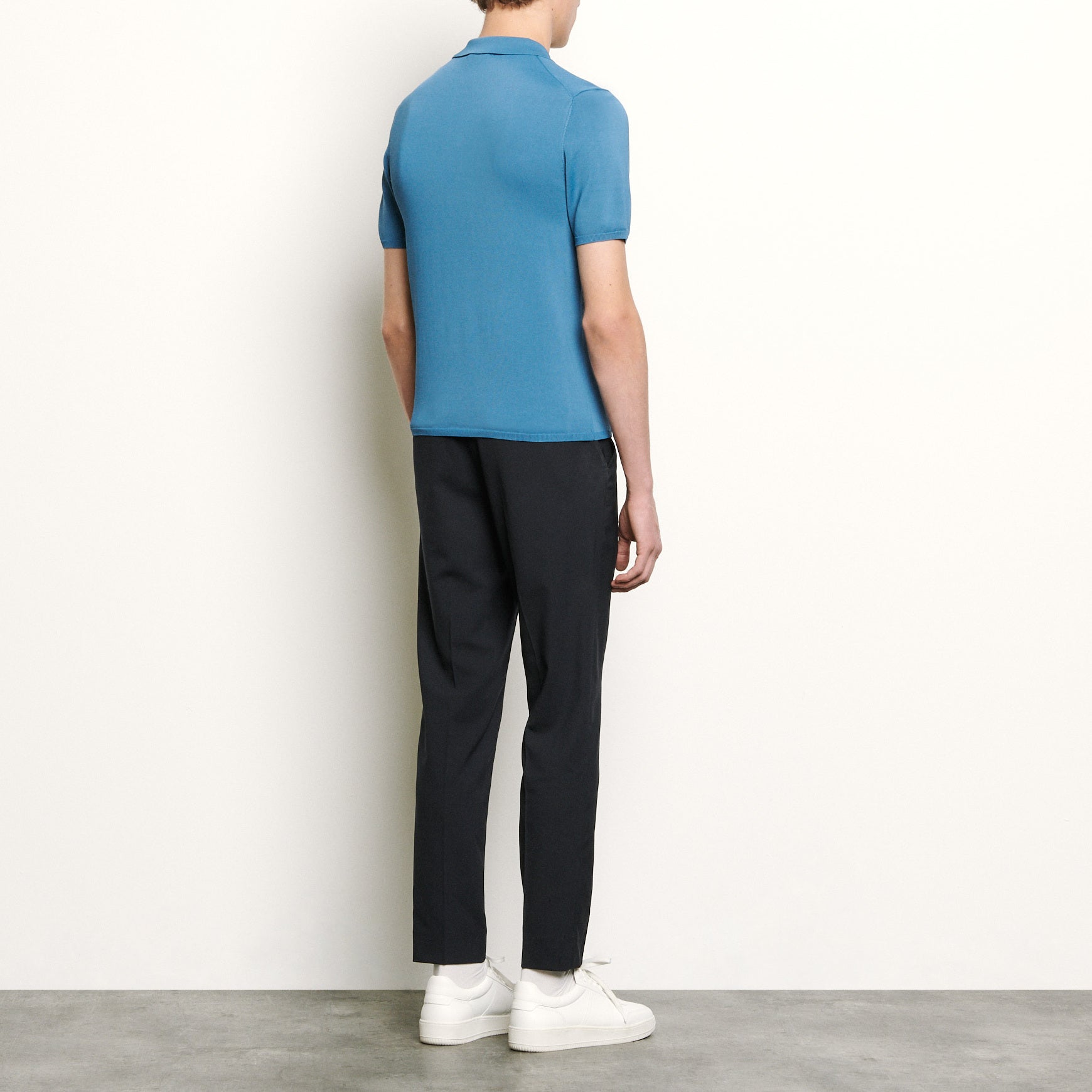 Polo en Maille fine manches courtes Sandro seconde main