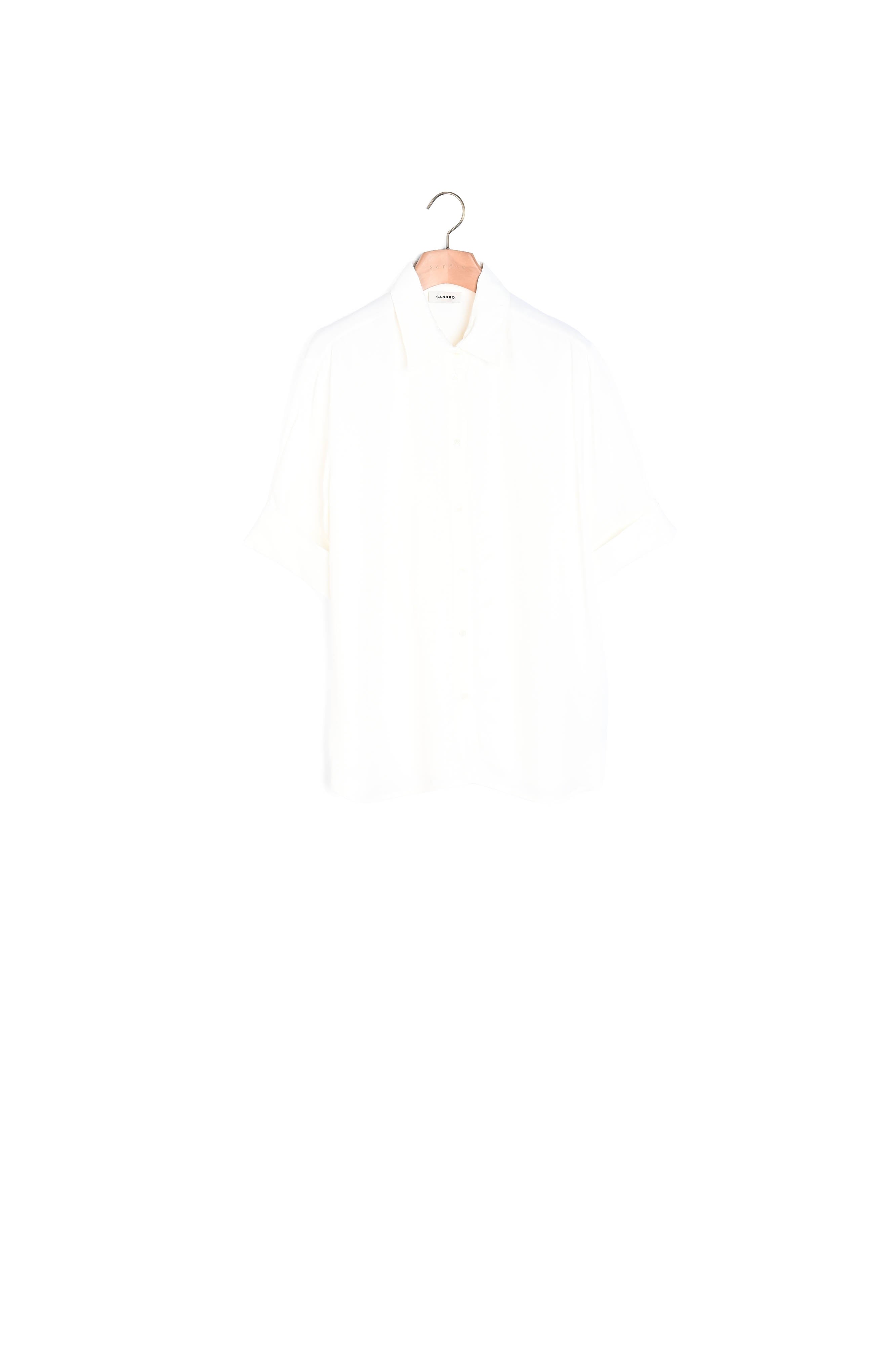 CHEMISE Ecru Sandro seconde main