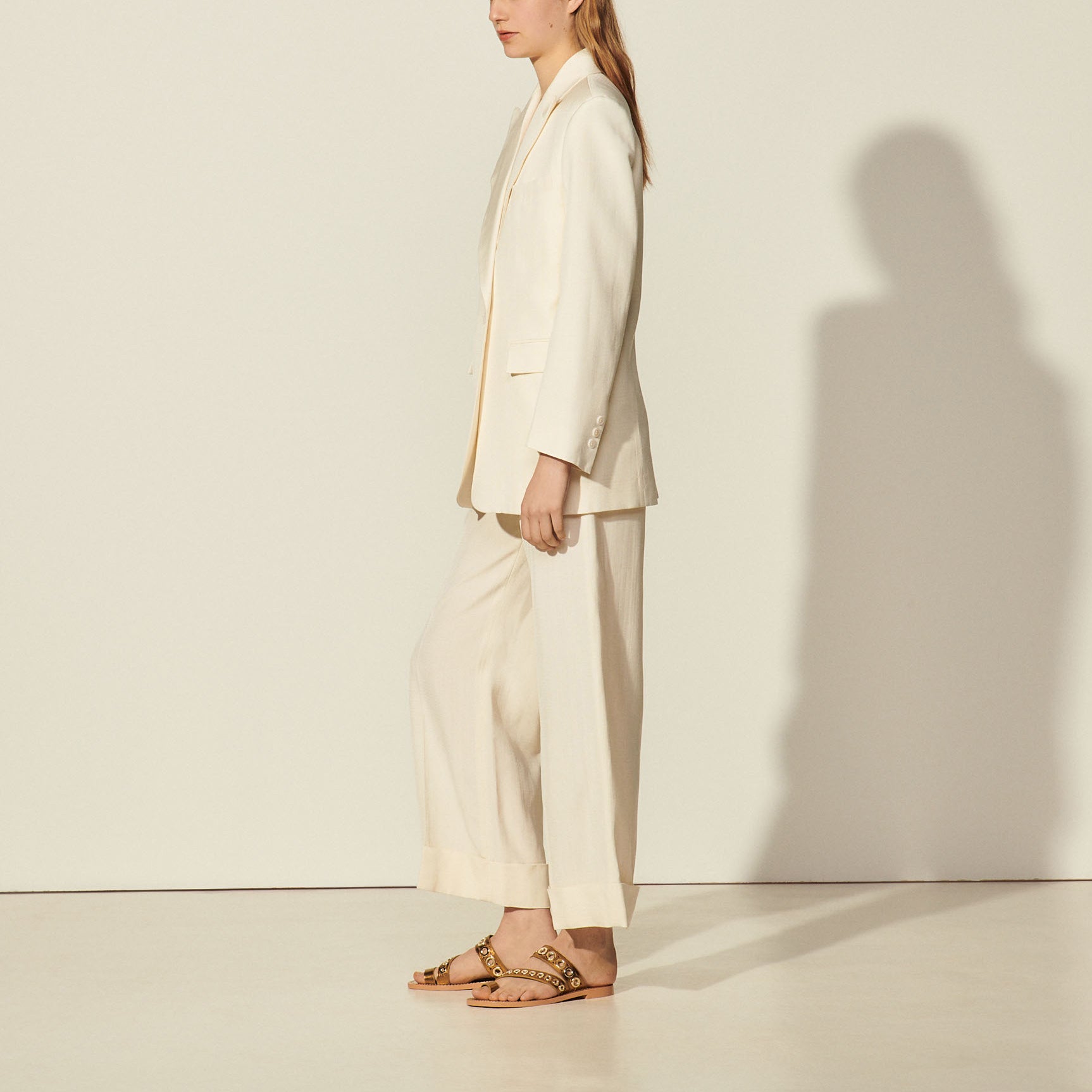 Veste de tailleur fluide Sandro seconde main