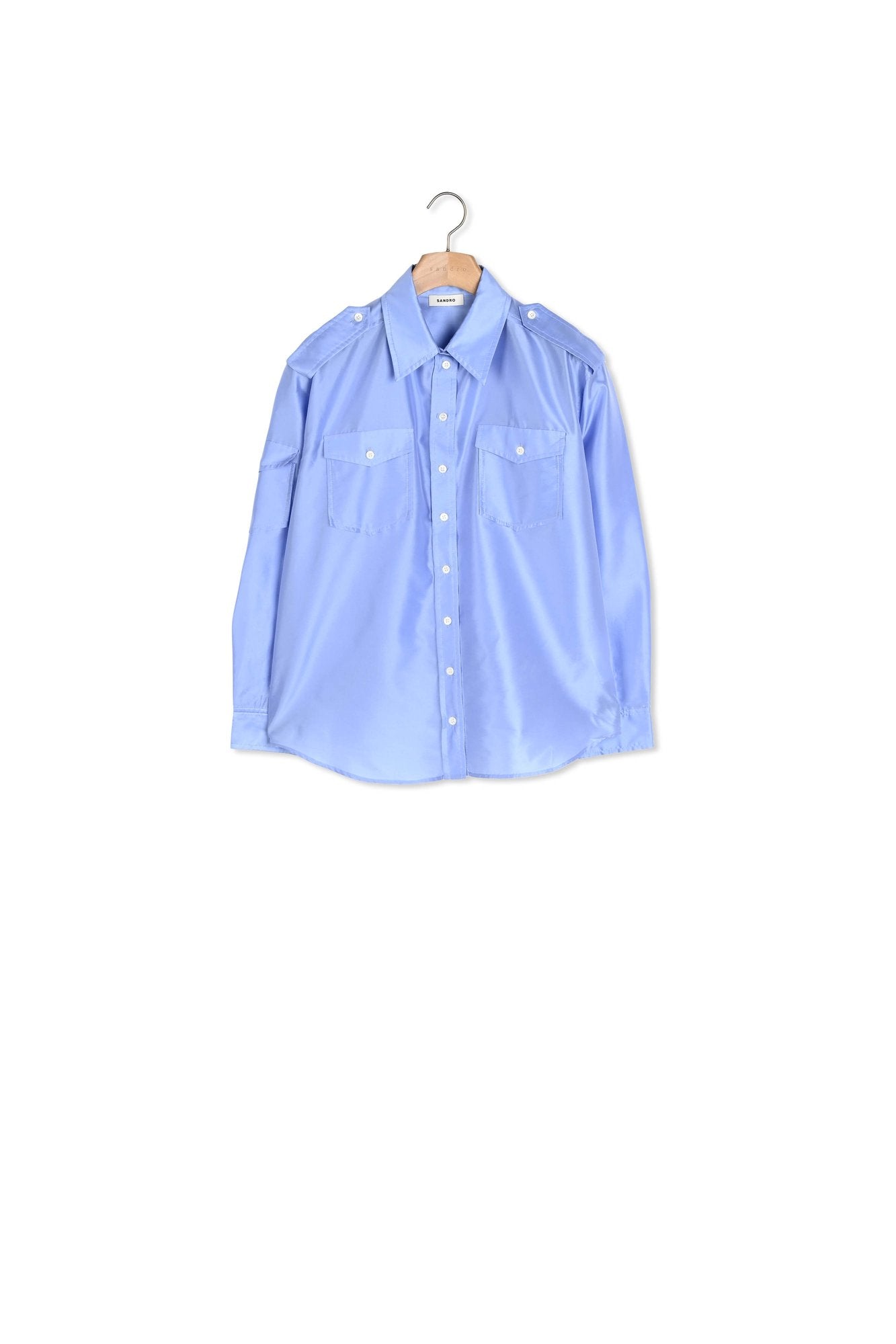 Chemise large satinée Sandro seconde main