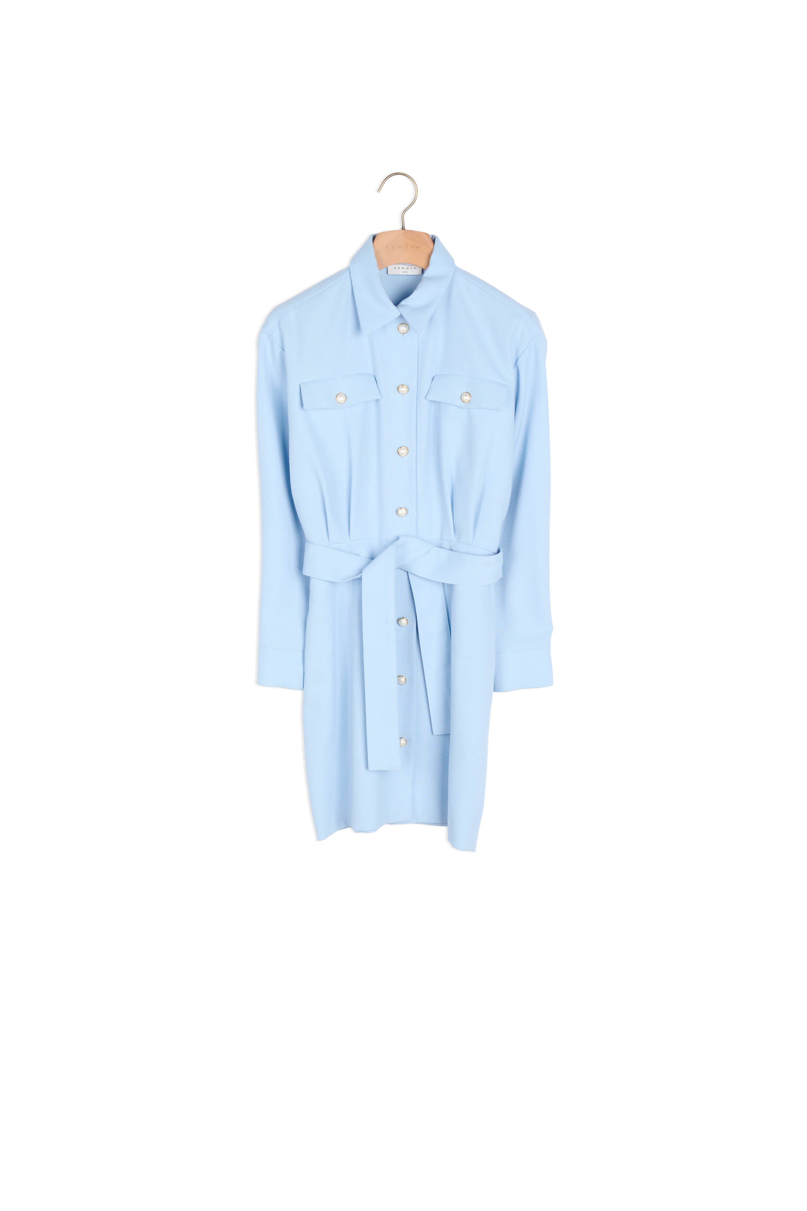 Robe Chemise à boutons fantaisie Sandro seconde main