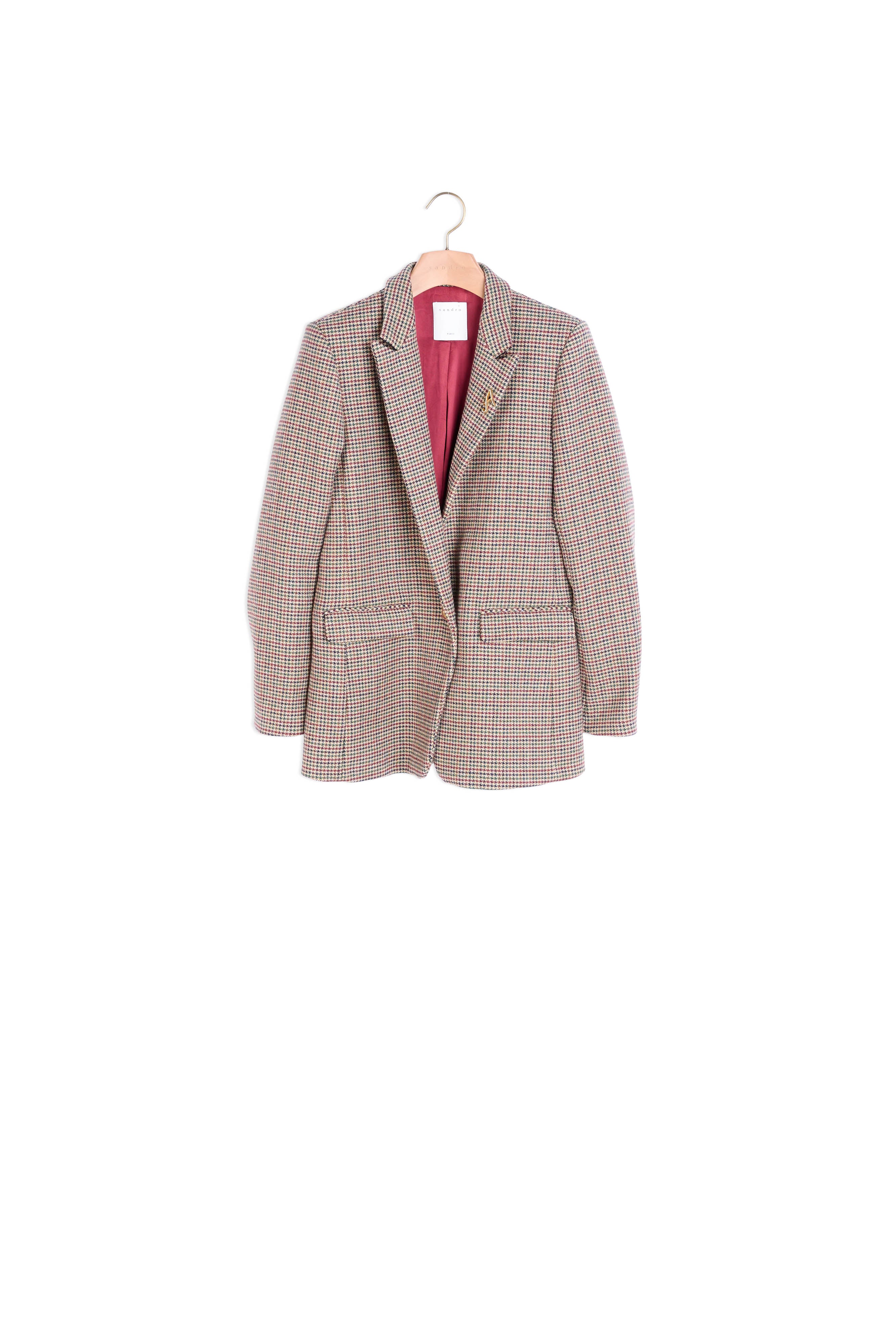 Veste rouge/vert Sandro seconde main